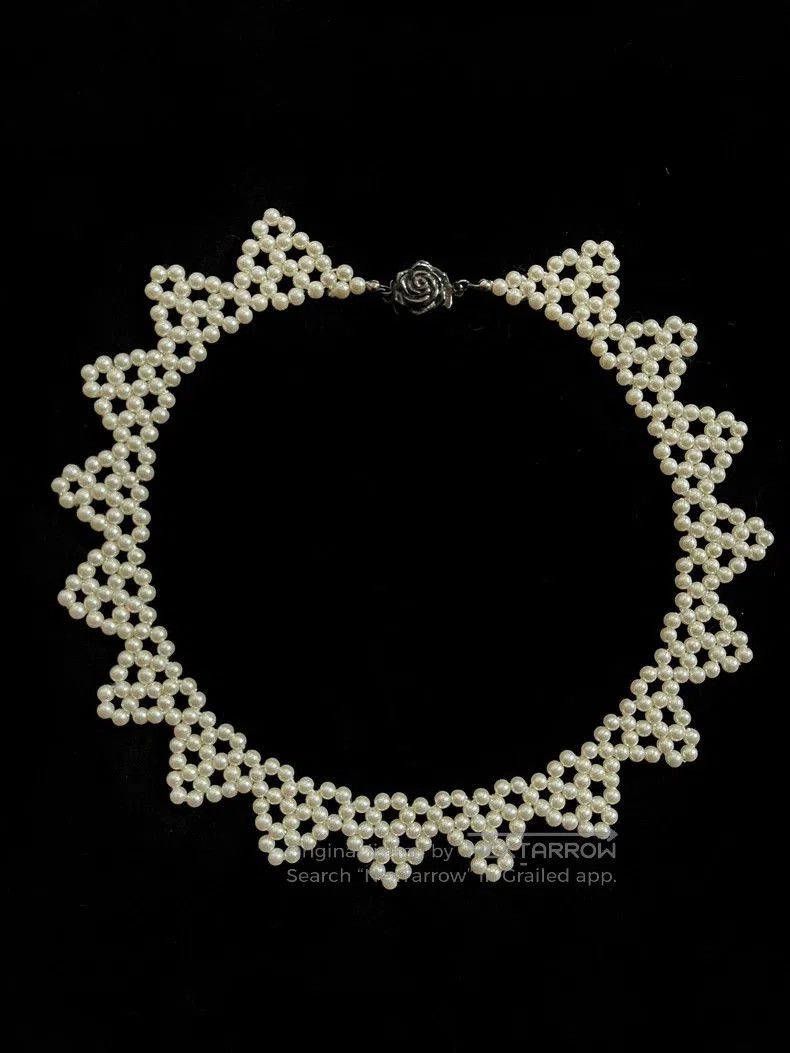 Kenzo Kenzo Pearl Rose Necklace Bracelet Set. Size ONE SIZE - 3 Thumbnail