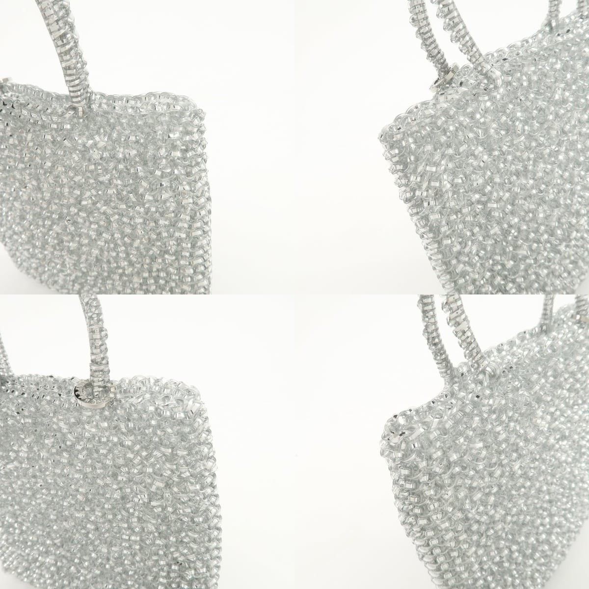 ANTEPRIMA Anteprima Wire Bag PVC Top Handle Silver Size ONE SIZE - 6 Thumbnail