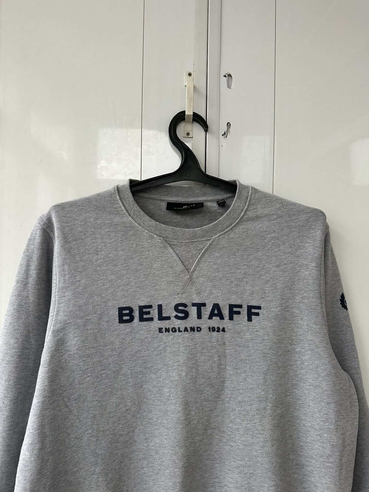 Belstaff Belstaff England 1924 Grey Sweatshirt Logo Size US XL / EU 56 / 4 - 6 Thumbnail