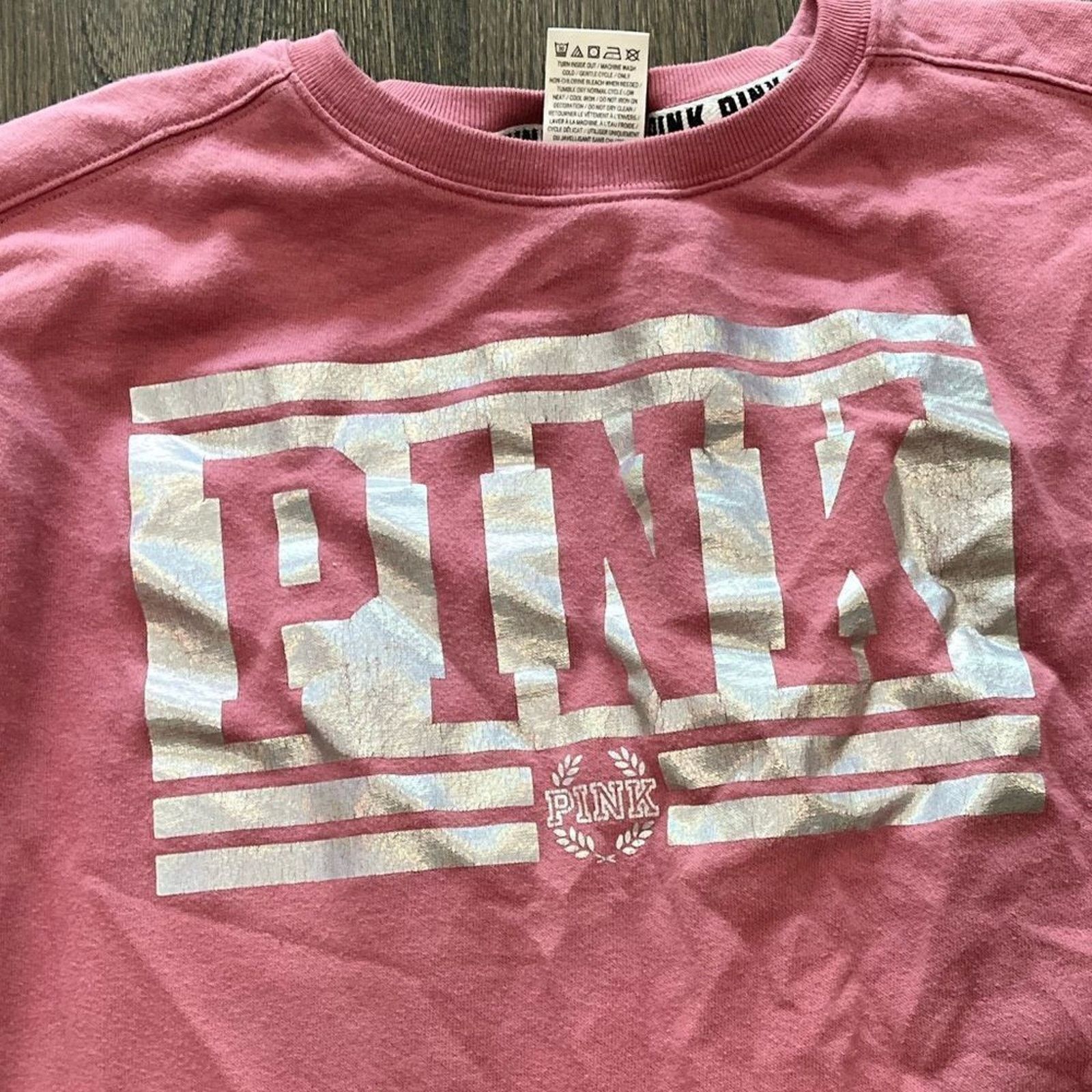 Victoria's Secret Victoria's Secret PINK Sweatshirt Bubblegum Pink Size XS Size XS / US 0-2 / IT 36-38 - 2 Thumbnail