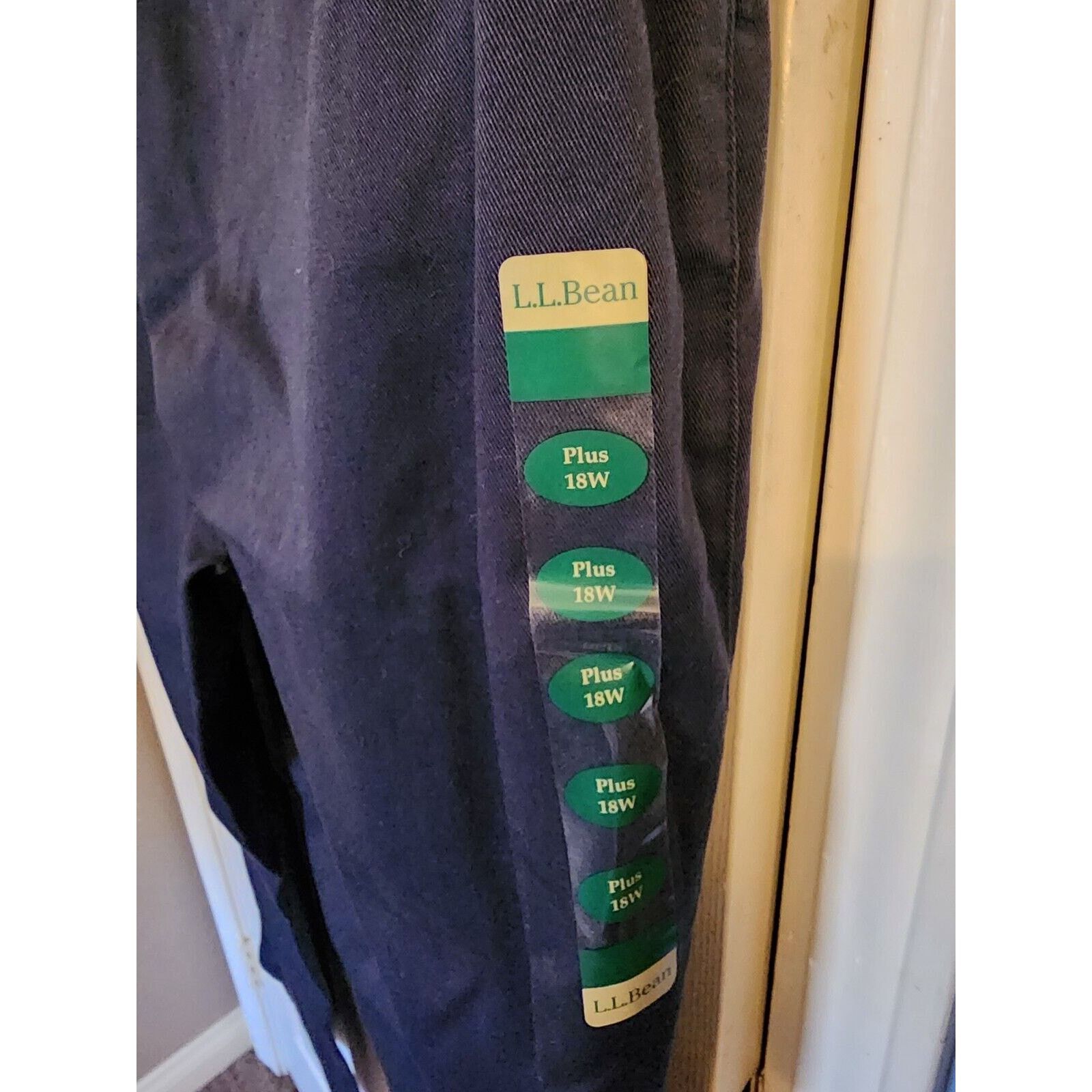 L.L. Bean NWT L.L. Bean Navy Classic Fit Twill Pants Women’s 18W Size 40" / US 18 - 5 Thumbnail