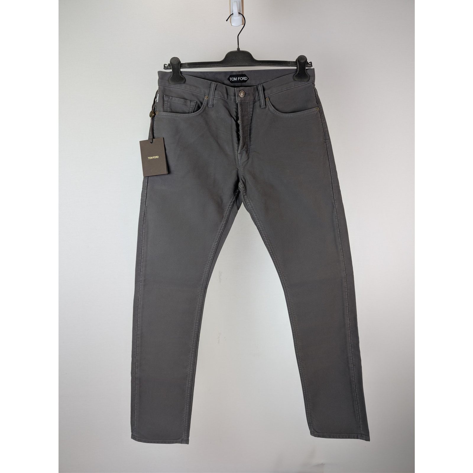 Tom Ford o1rshd1 Slim Fit Denim Jeans in Grey 31 Size US 31 - 2 Thumbnail