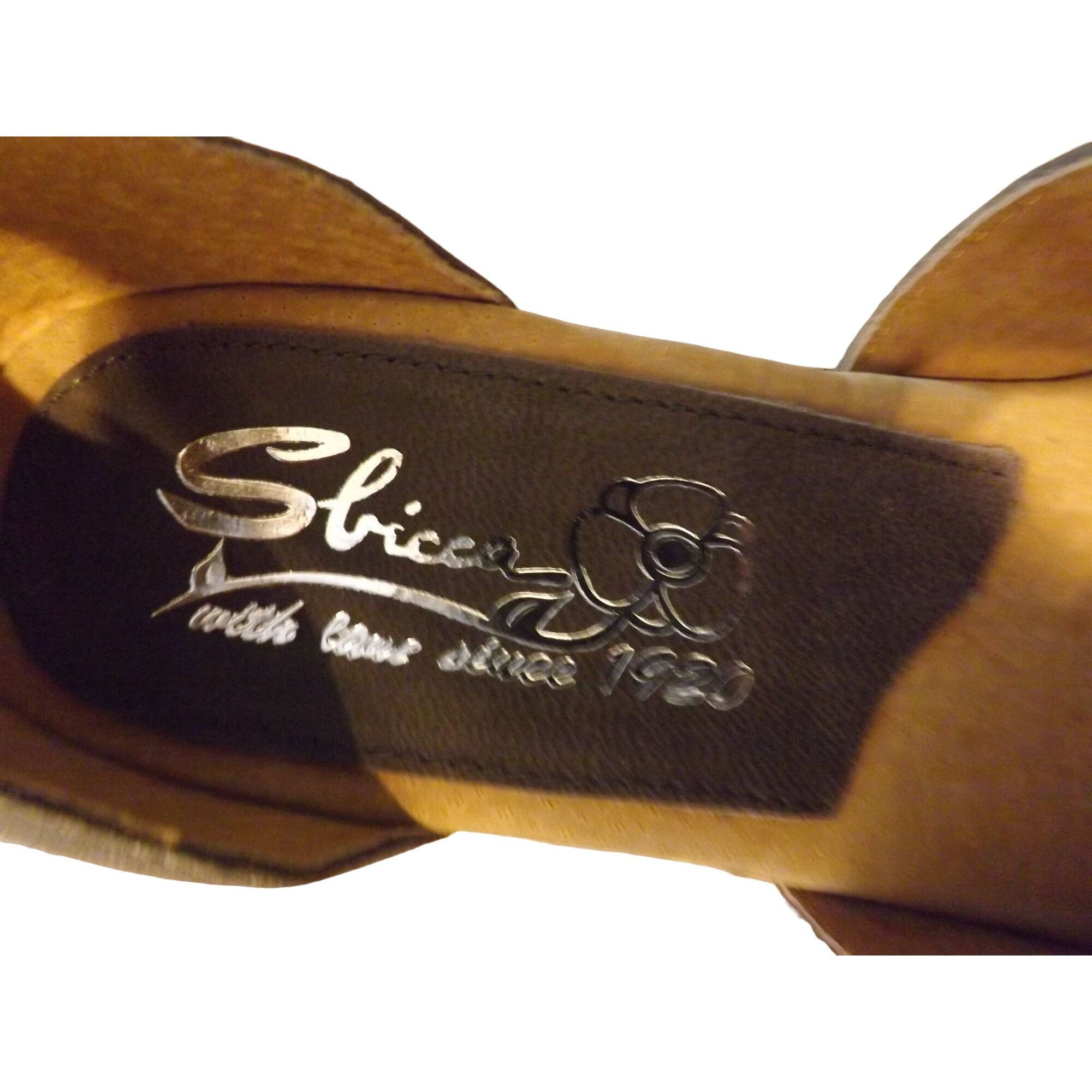 Other Sbicca Donerail Block Heels Women Sz 11 Leather Studded Stra Size US 11 / IT 41 - 6 Thumbnail