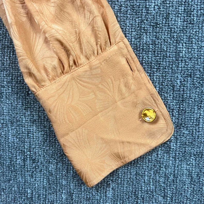 Yves Saint Laurent Saint Laurent size 38 21ss Silk Hibiscus Shirt 2503-Nextarr Size US M / EU 48-50 / 2 - 6 Thumbnail