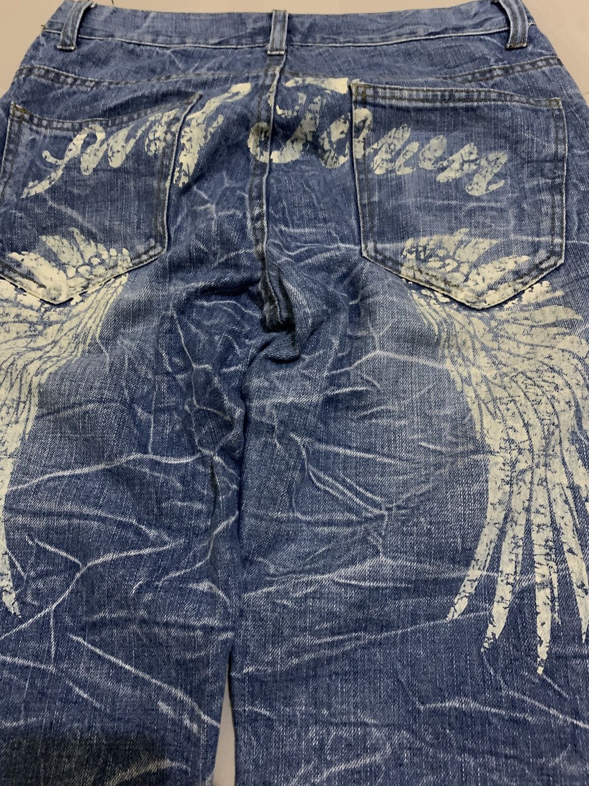 Japanese Brand 🐍 Y2k Nylaus Jorts Punk Style Ifsixwasnine Size US 30 / EU 46 - 3 Thumbnail
