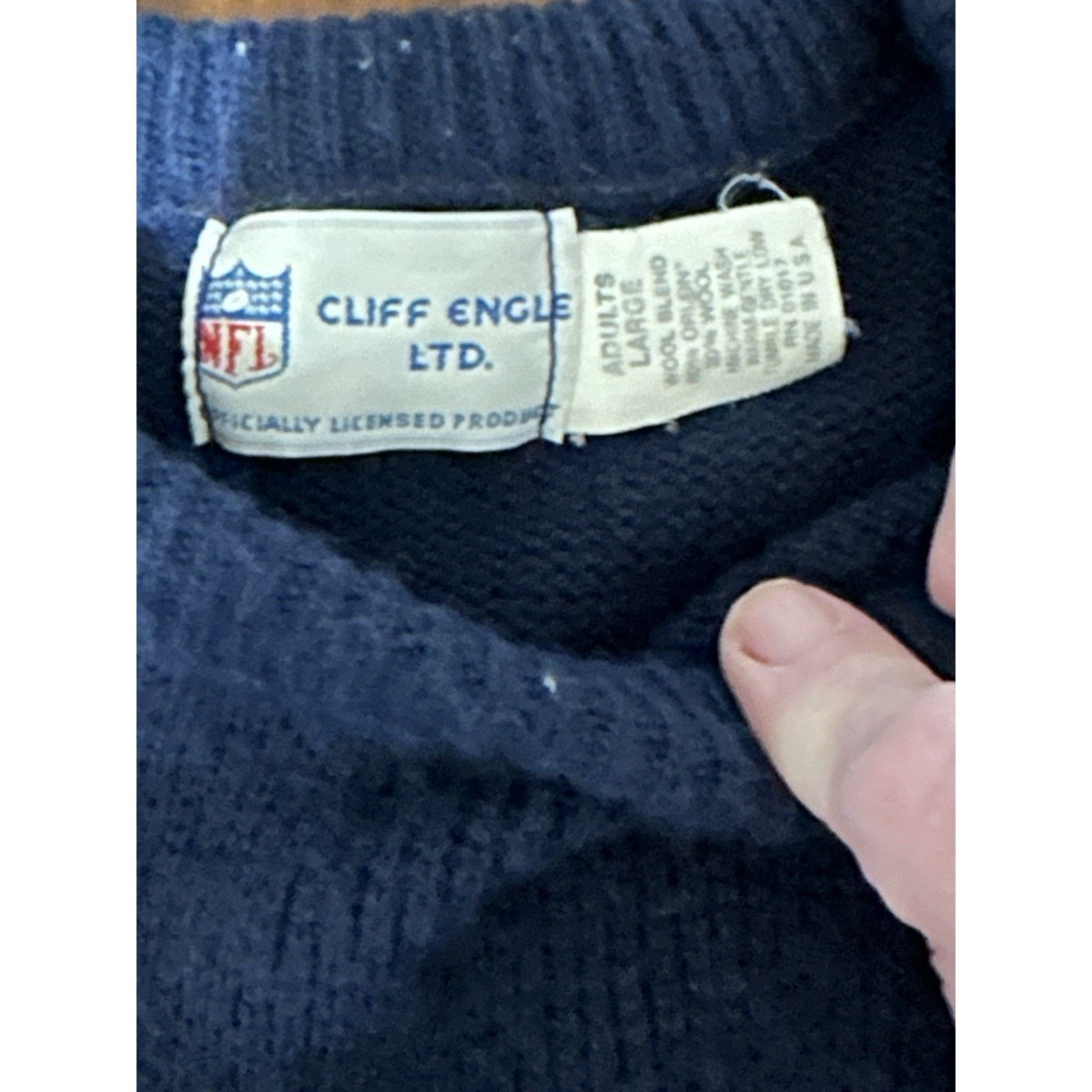 Vintage Vintage Cliff Engle NFL Chicago Bears Sweater Large Ditka Size US L / EU 52-54 / 3 - 7 Thumbnail