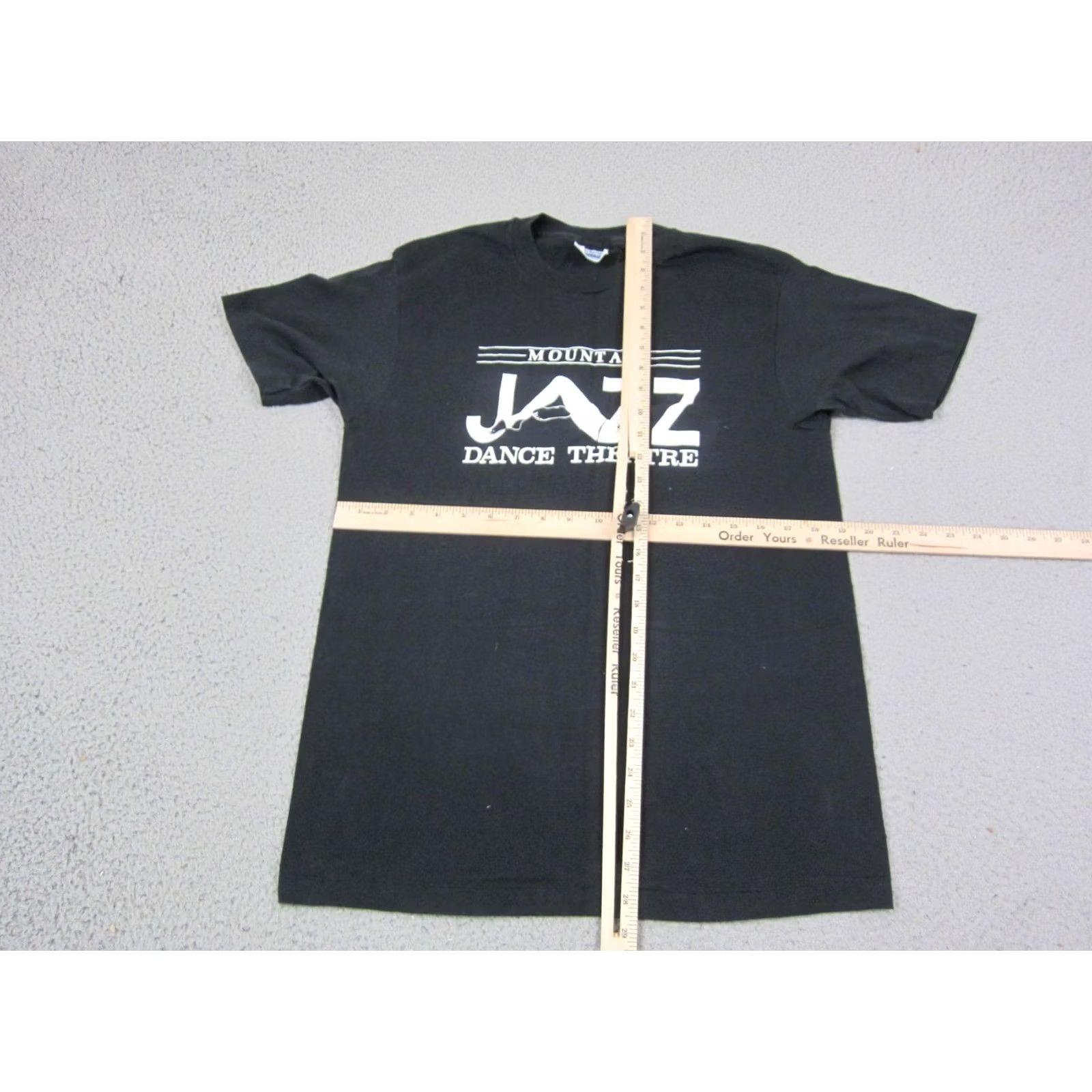 Hanes Vintage Hanes Shirt Mens L Black Short Sleeve Cotton Polyester 80s Retro 90s Jazz Dance Theatre USA Logo Shirt Size US L / EU 52-54 / 3 - 5 Thumbnail