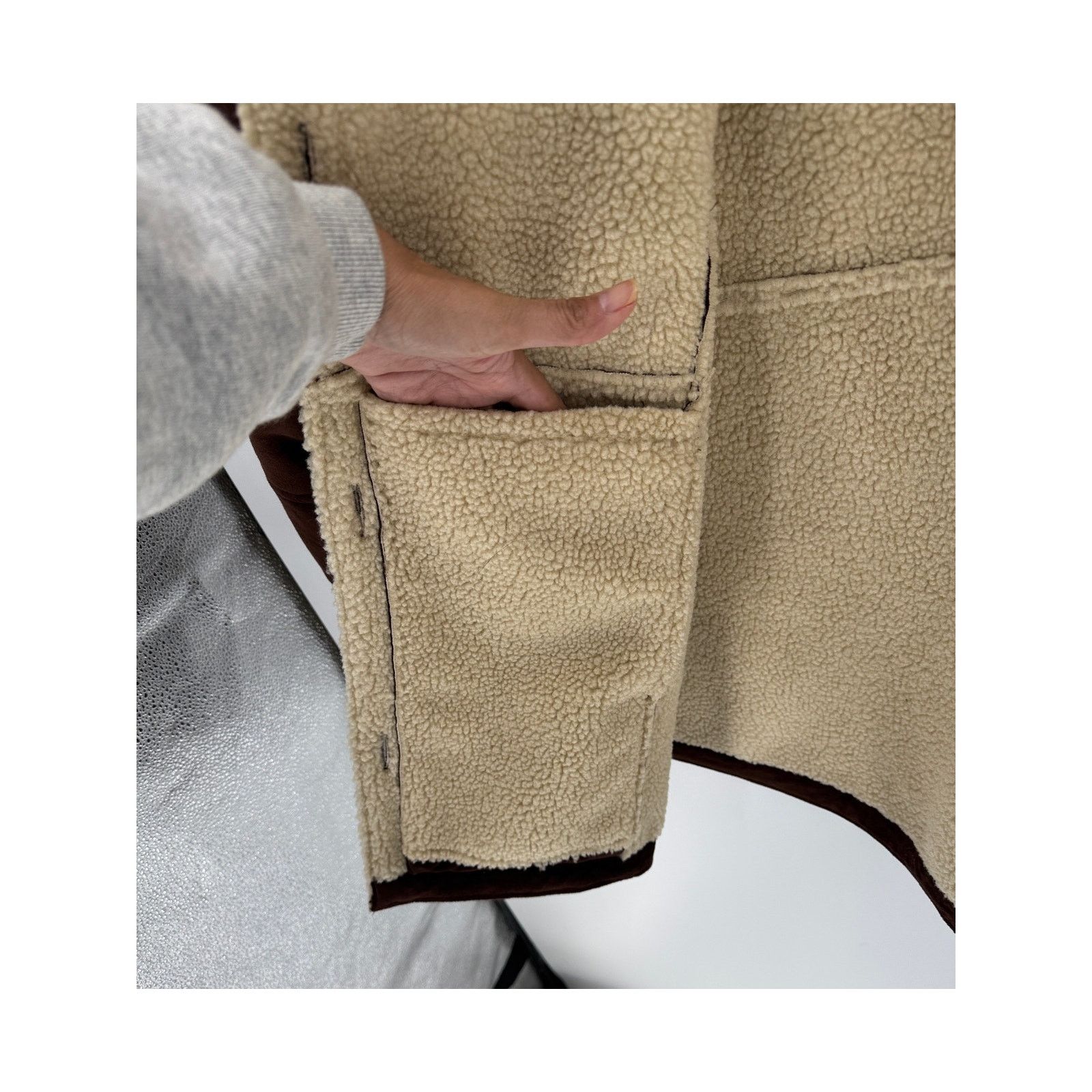 Lauren Ralph Lauren Ralph Lauren faux suede Sherpa lined coat size 3XL classic Size 3XL / US 20-22 - 8 Thumbnail