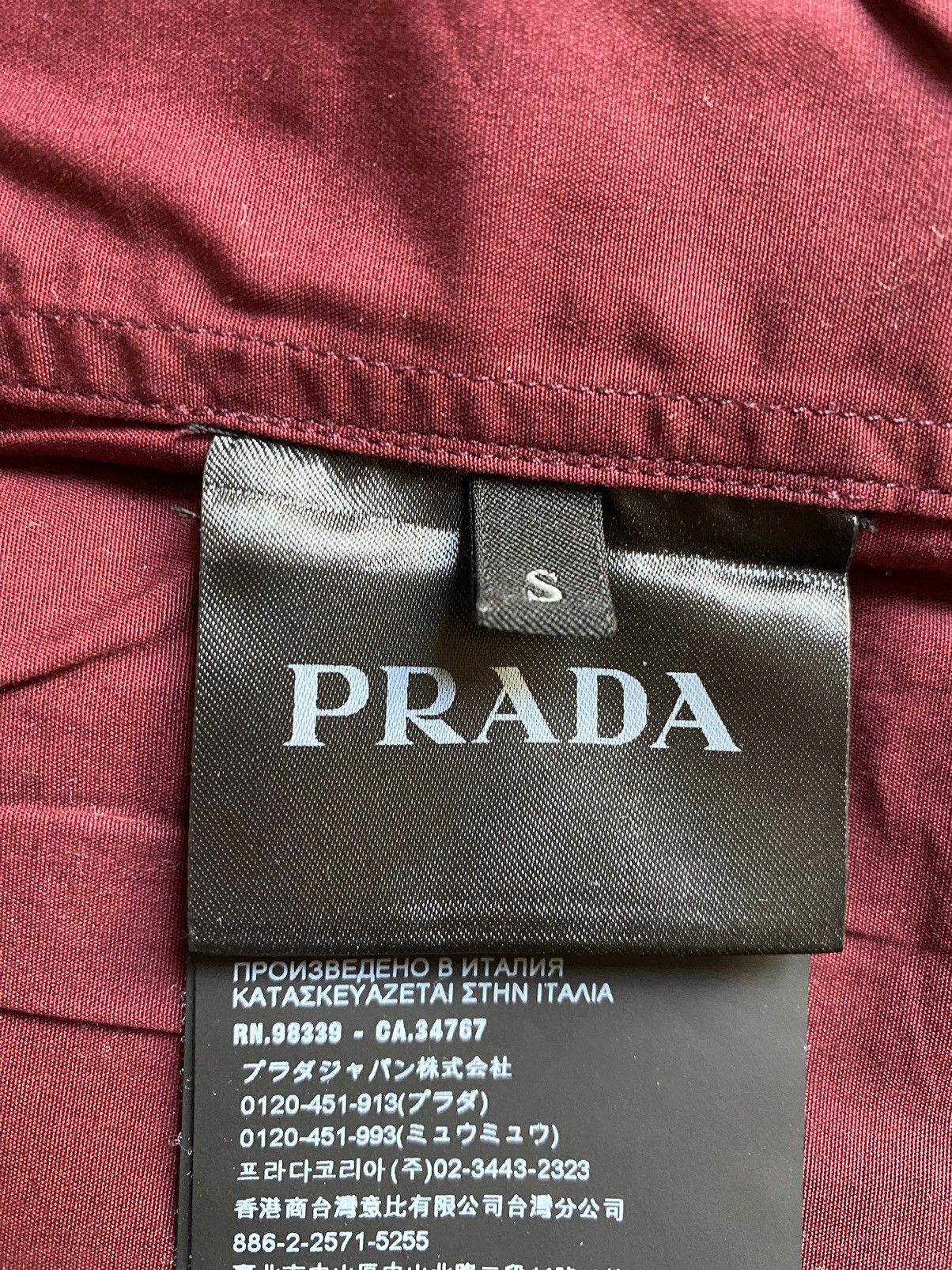 Prada Prada SS16 Knit Stripe Bowling Shirt Size US S / EU 44-46 / 1 - 7 Thumbnail