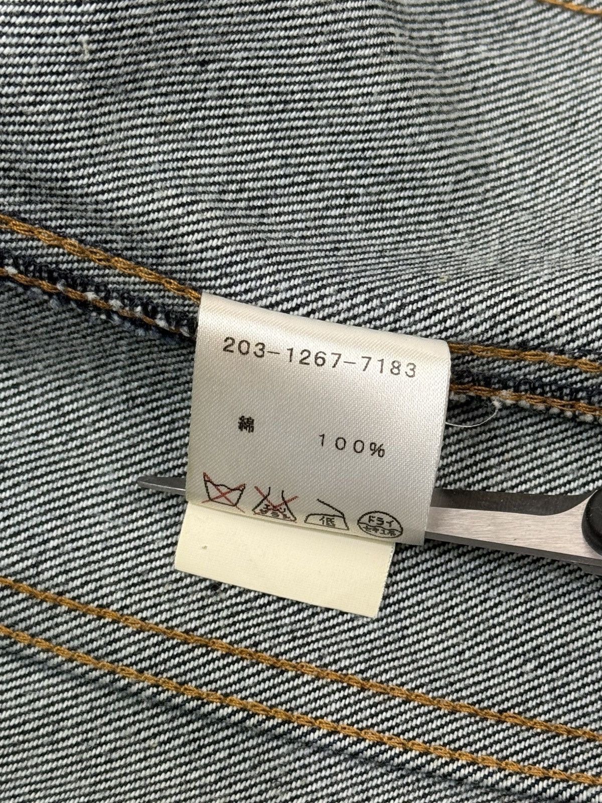 Gucci 90s Gucci Tom Ford SS99 Snap Button Denim Jacket Blue 40 Size S / US 4 / IT 40 - 9 Thumbnail