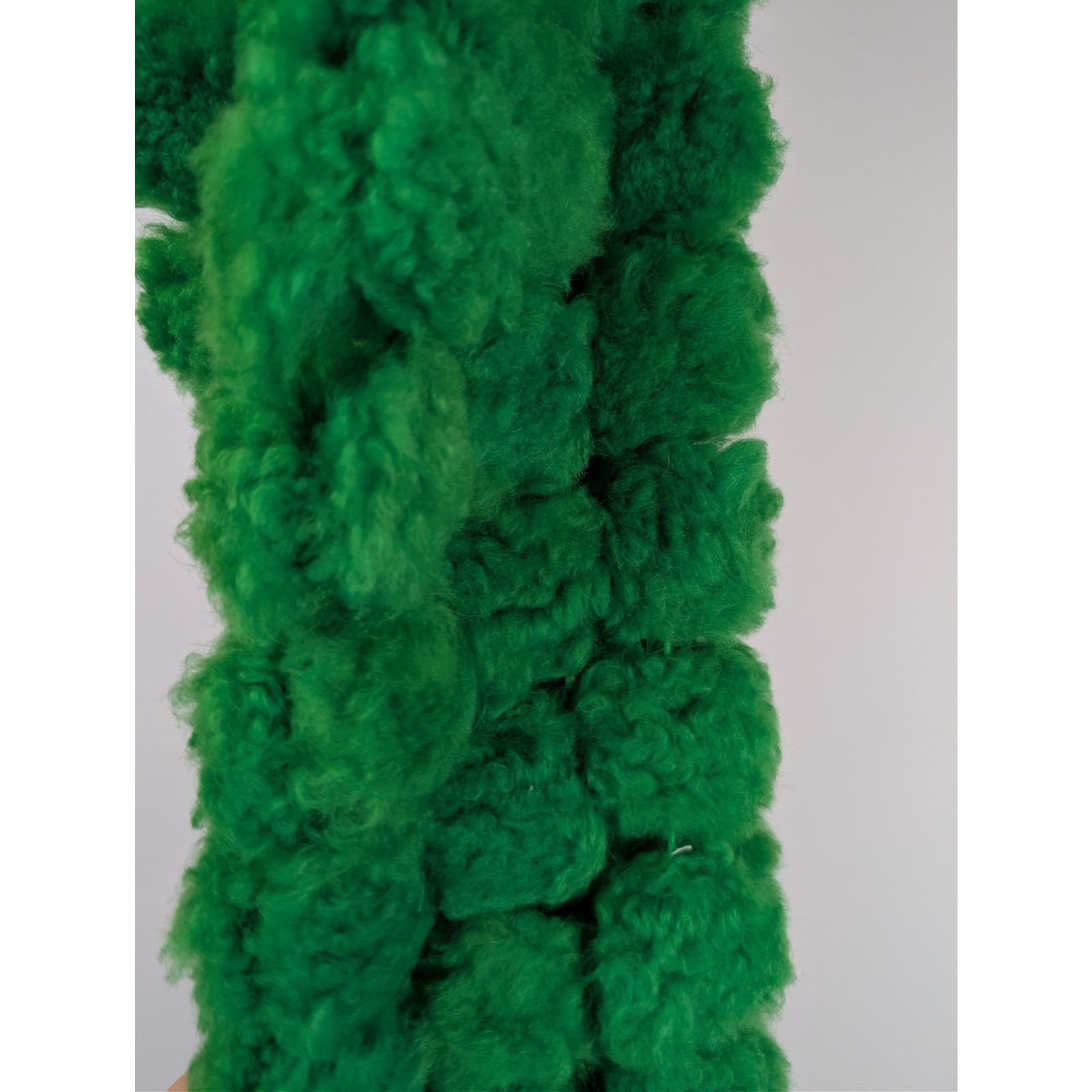 Bottega Veneta o1rshd1 Size: OS / Teddy Shearling Scarf Pompom in Green Size ONE SIZE - 10 Thumbnail