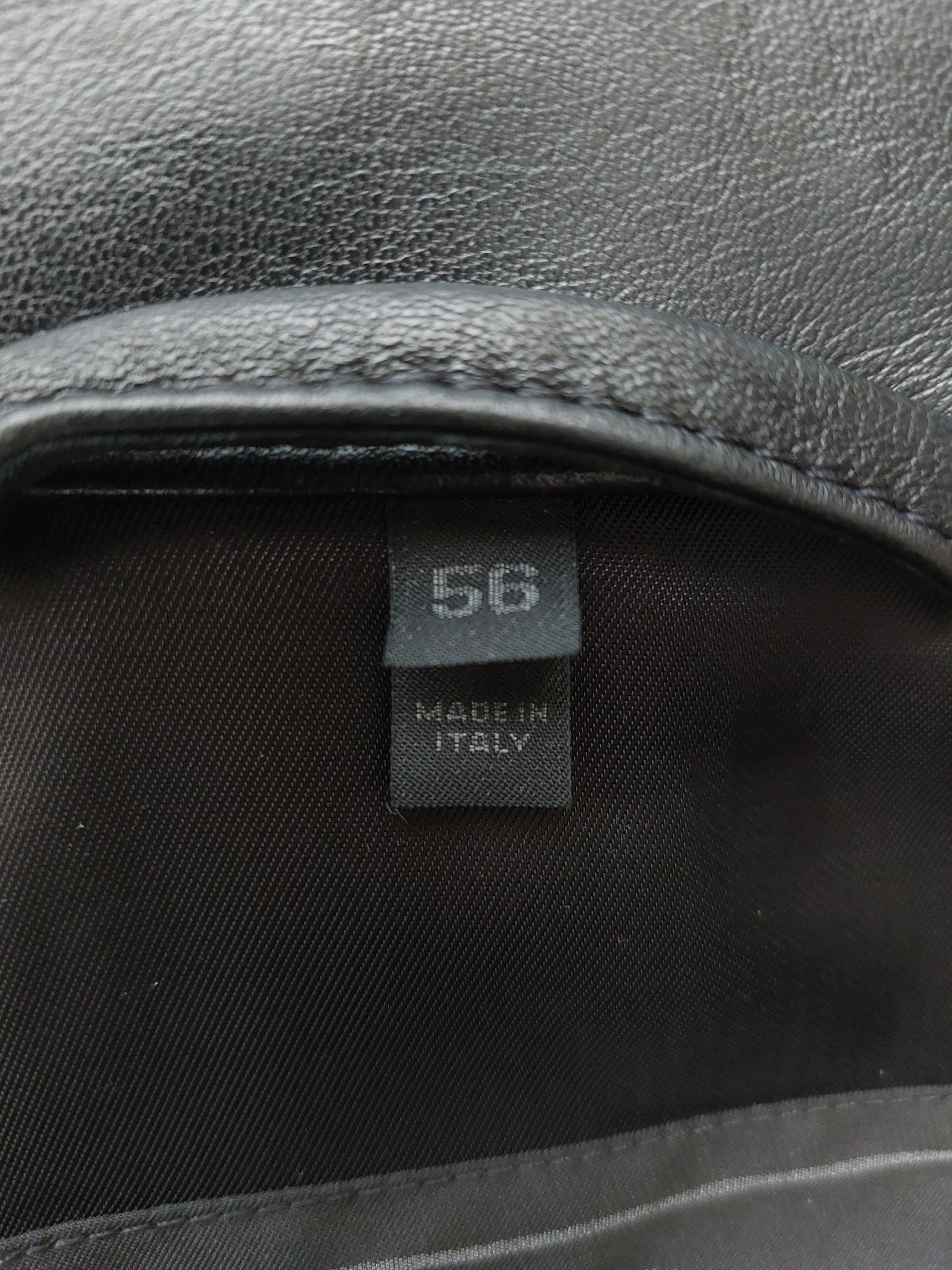 Belstaff Belstaff Woodbridge Black Leather Jacket Size US XL / EU 56 / 4 - 15 Thumbnail