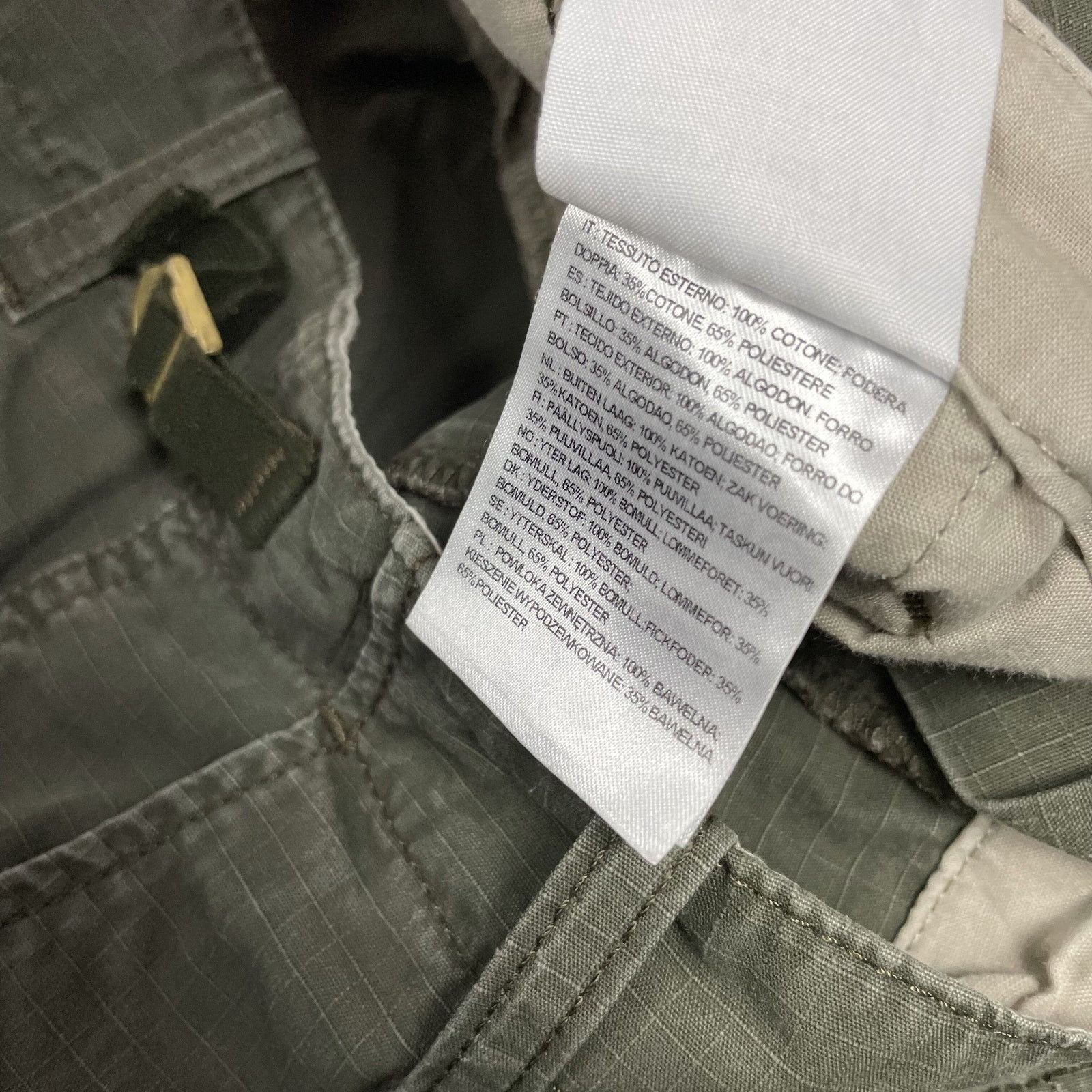 Carhartt Carhartt WIP Men's Green Cotton Cargo Aviation Pants 28x34 Size US 28 / EU 44 - 13 Thumbnail
