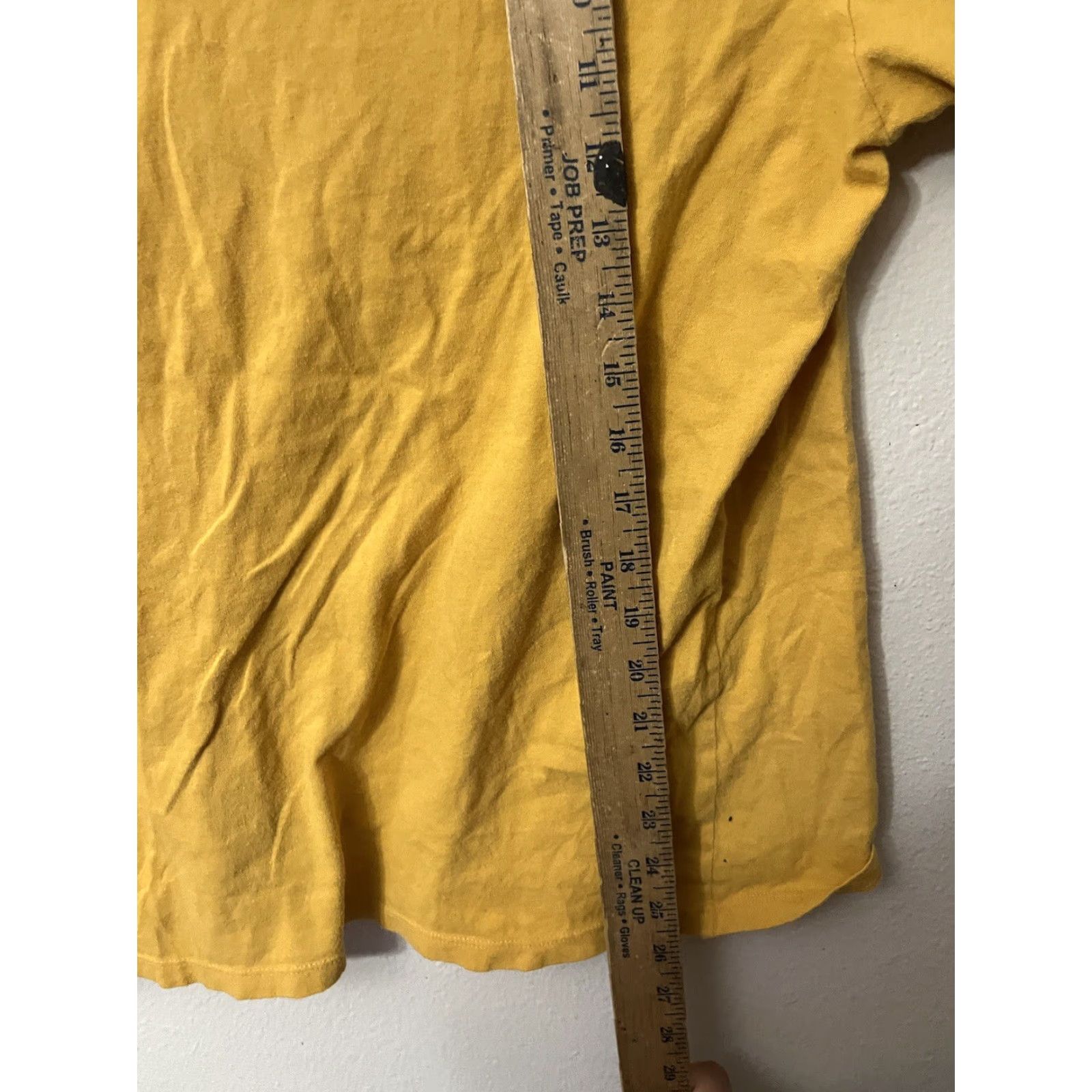 Guess GUESS Crewneck Knit T-Shirt Mens Medium Short Sleeve Yellow Cotton Blend Vintage No Size US M / EU 48-50 / 2 - 5 Thumbnail