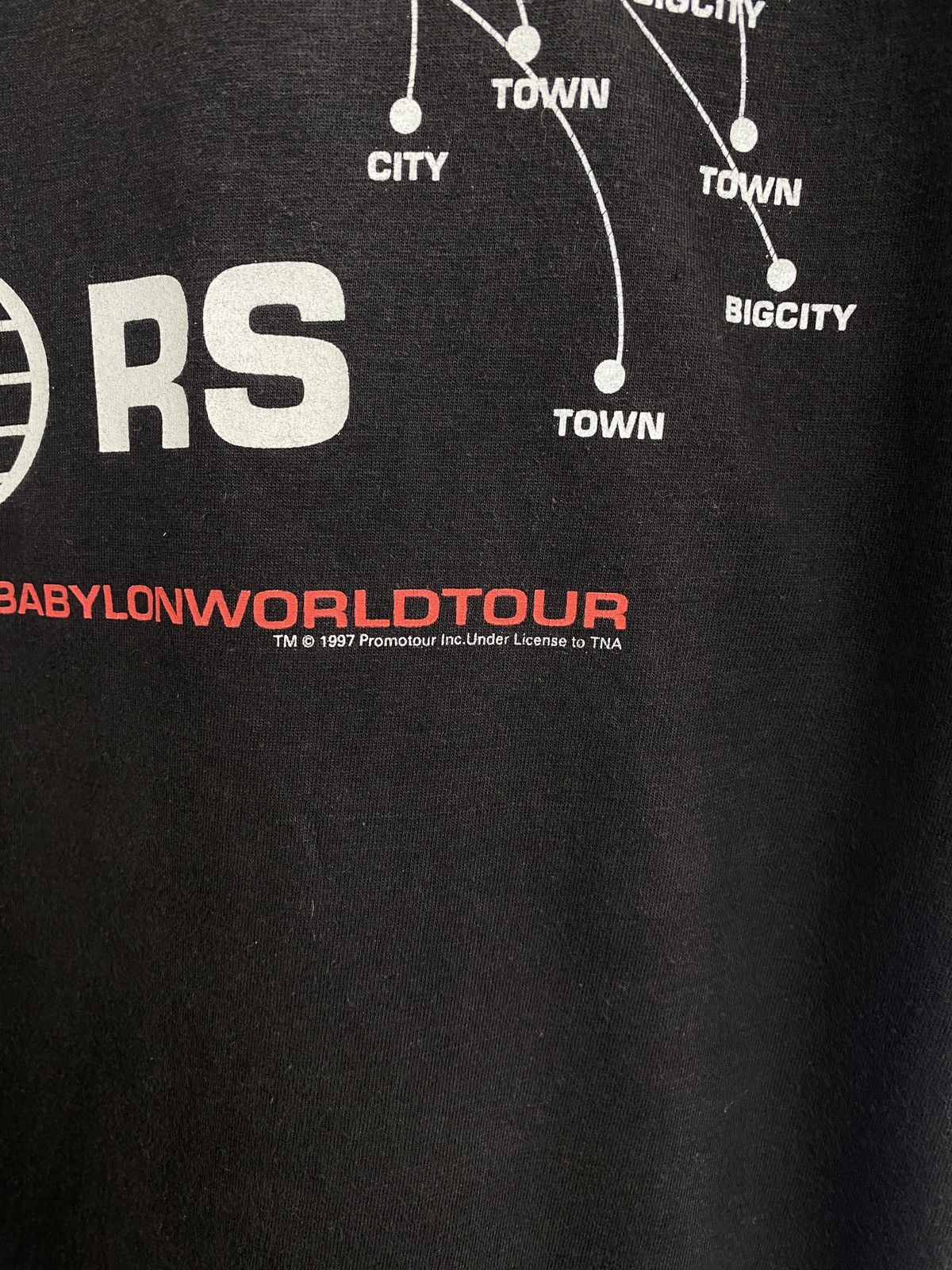 Band Tees × The Rolling Stones Vintage 1997 The Rolling Stones World Tour t-shirt Size US L / EU 52-54 / 3 - 9 Thumbnail
