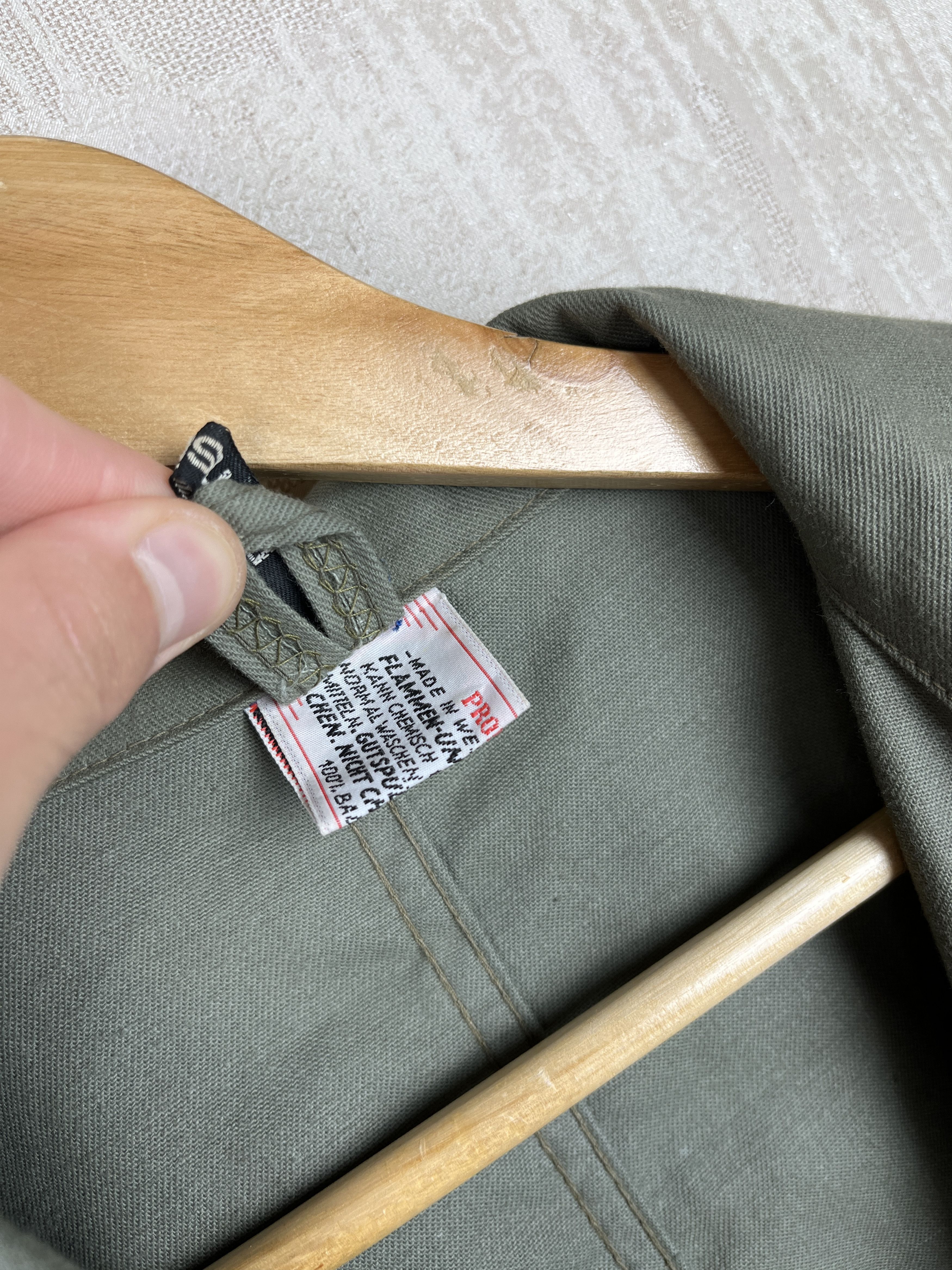 Vintage 80's Proban German Chore Work Jacket Workwear West Germany Size US XL / EU 56 / 4 - 16 Thumbnail