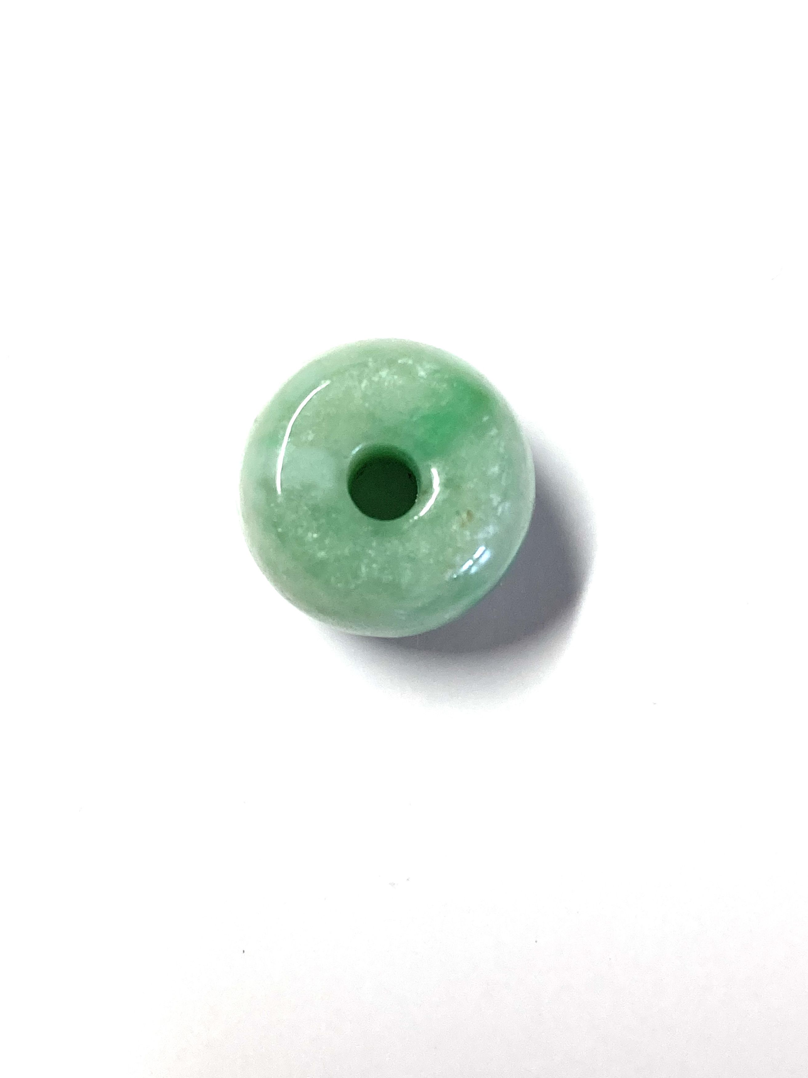 Other 60007 Certified Jadeite jade Green 12mm Bead Pendant Size ONE SIZE - 4 Thumbnail