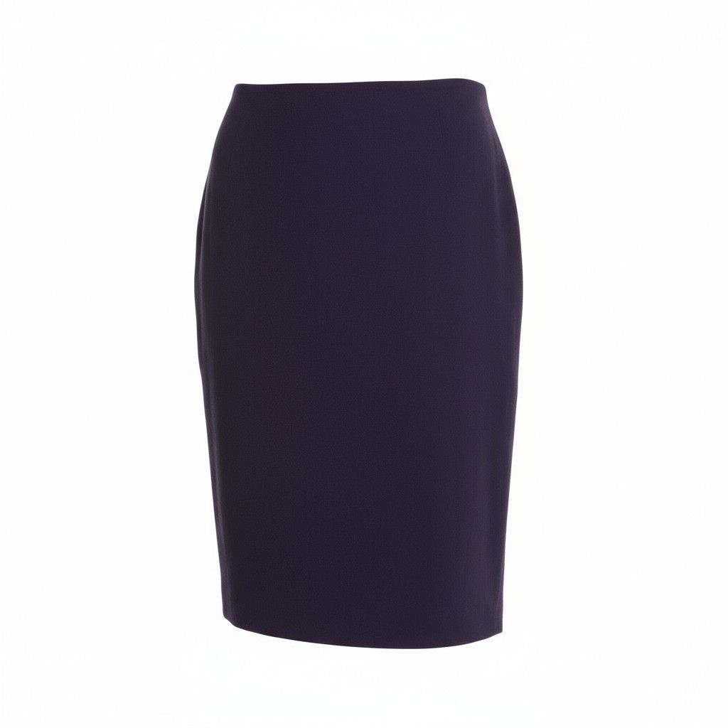 La Perla Tailored Wool Skirt Zip Closure in Black Size 30" / US 8 / IT 44 - 1 Thumbnail