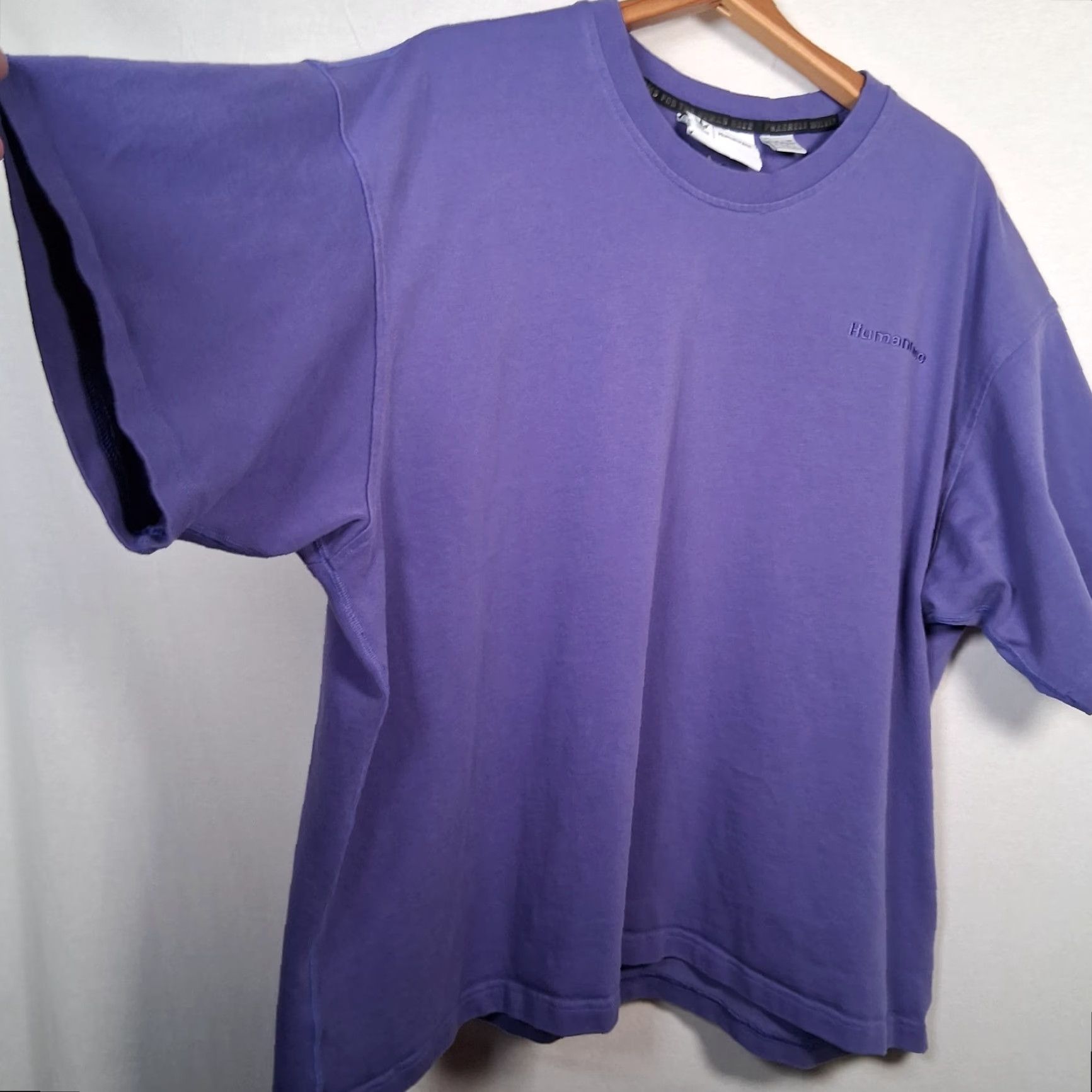 Adidas Adidas Shirt Pharrell Williams Humanrace 2XL Purple Heavyweight Cotton Cropped Size XXL / US 16-18 / IT 52-54 - 2 Thumbnail