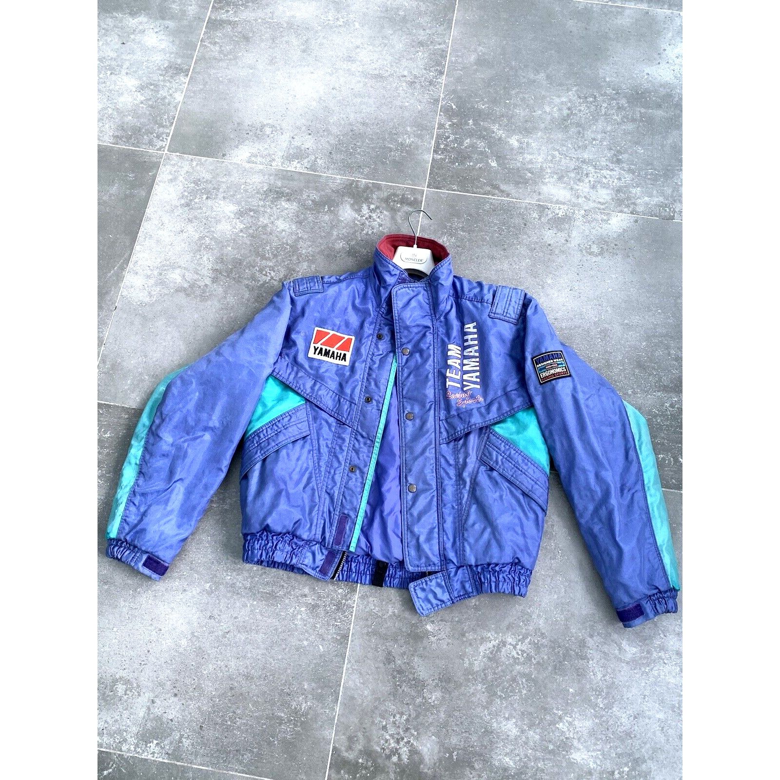 Vintage × Yamaha Men's YAMAHA RACING Moto Winter Bomber Biker Jacket Coat M Size US M / EU 48-50 / 2 - 2 Thumbnail