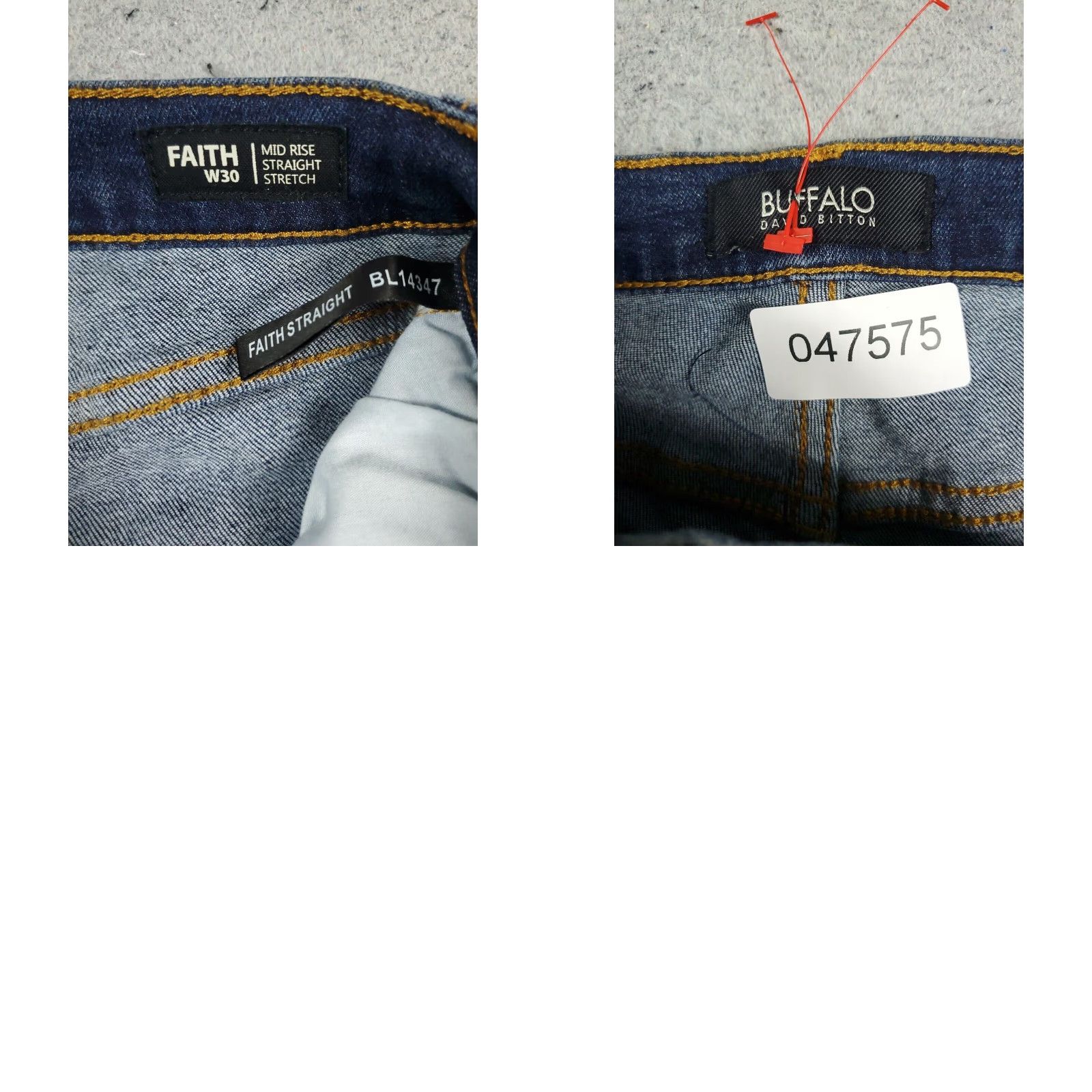Abercrombie & Fitch Abercrombie & Fitch Womens Blue Straight Leg Jeans 30x30 Medium Wash Cotton Blend Size 30" / US 8 / IT 44 - 8 Thumbnail