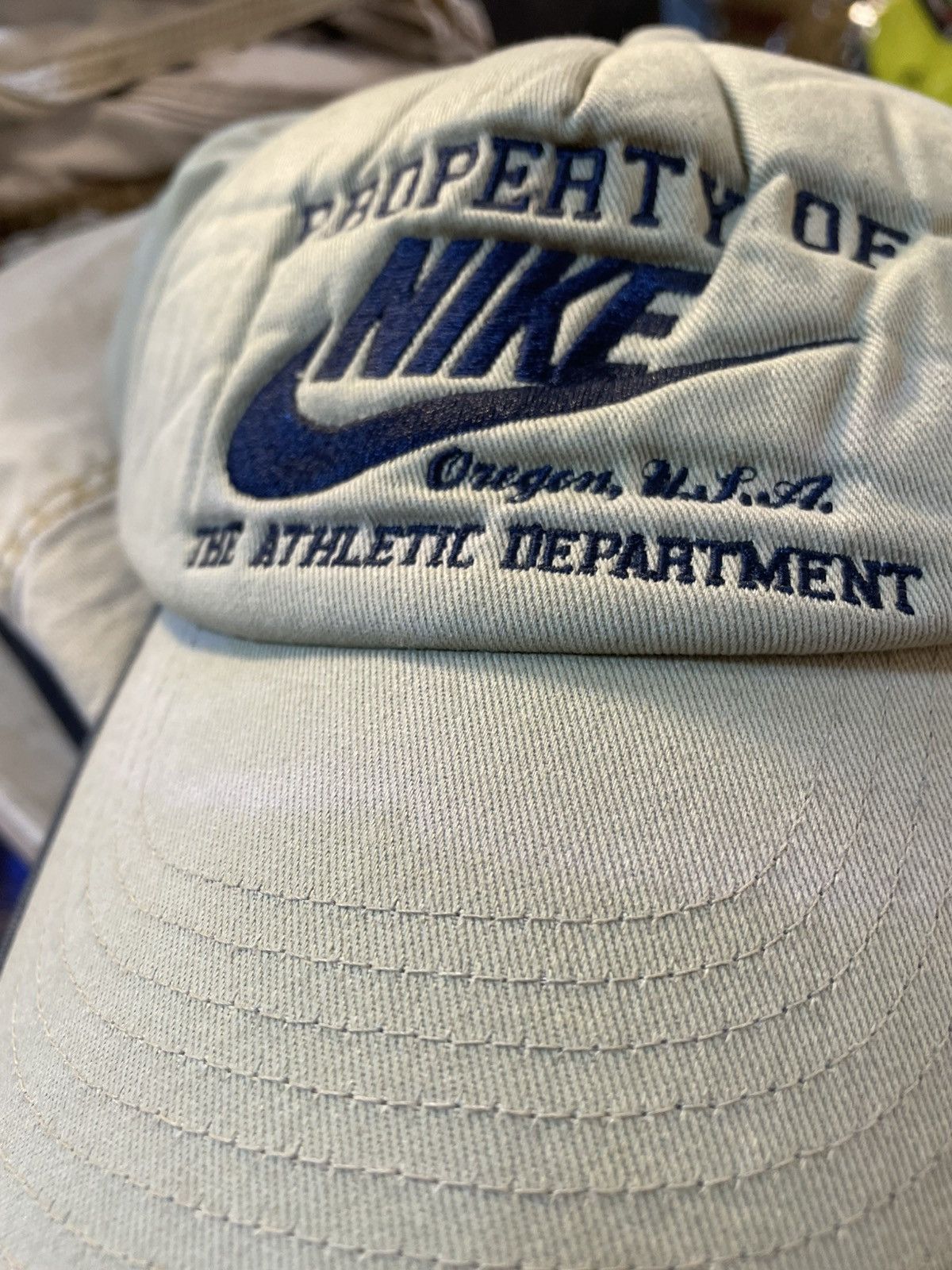 Nike Vintage Nike Spell Out Cap Size ONE SIZE - 7 Thumbnail