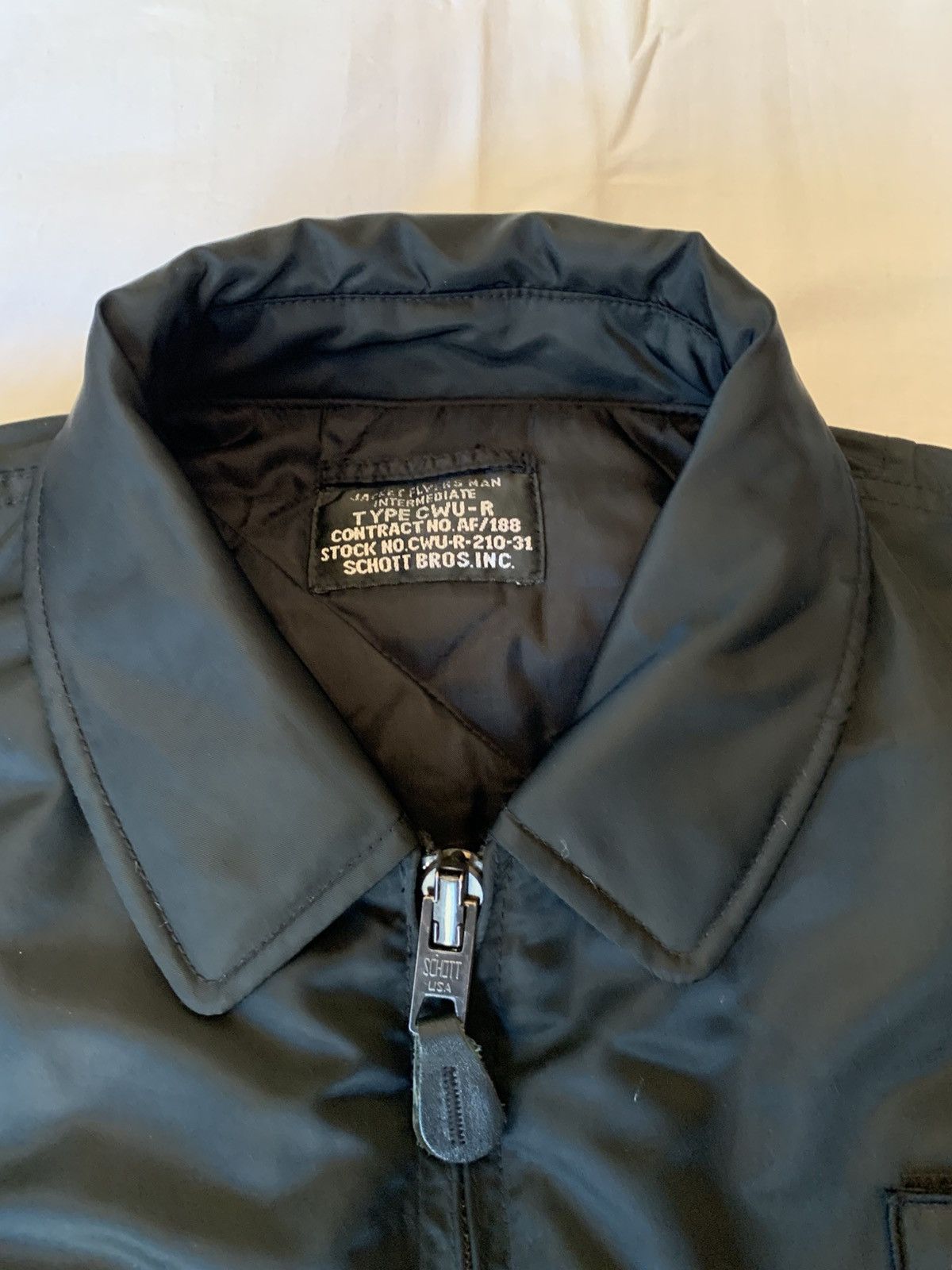 Schott Bomber Schott USA X-Large 100% Nylon Flight Jacket Size US XL / EU 56 / 4 - 16 Thumbnail