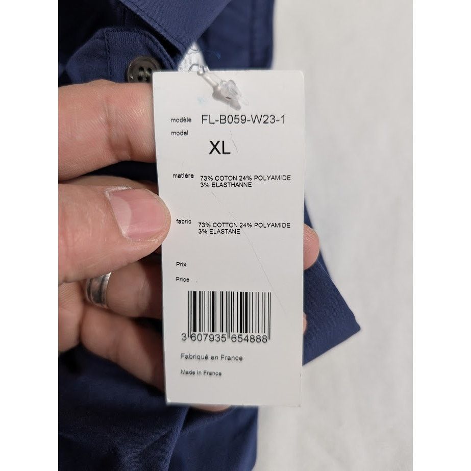 Comme des Garcons SHIRT o1rshd1 Button Shirt in Navy Blue Size US XL / EU 56 / 4 - 20 Thumbnail