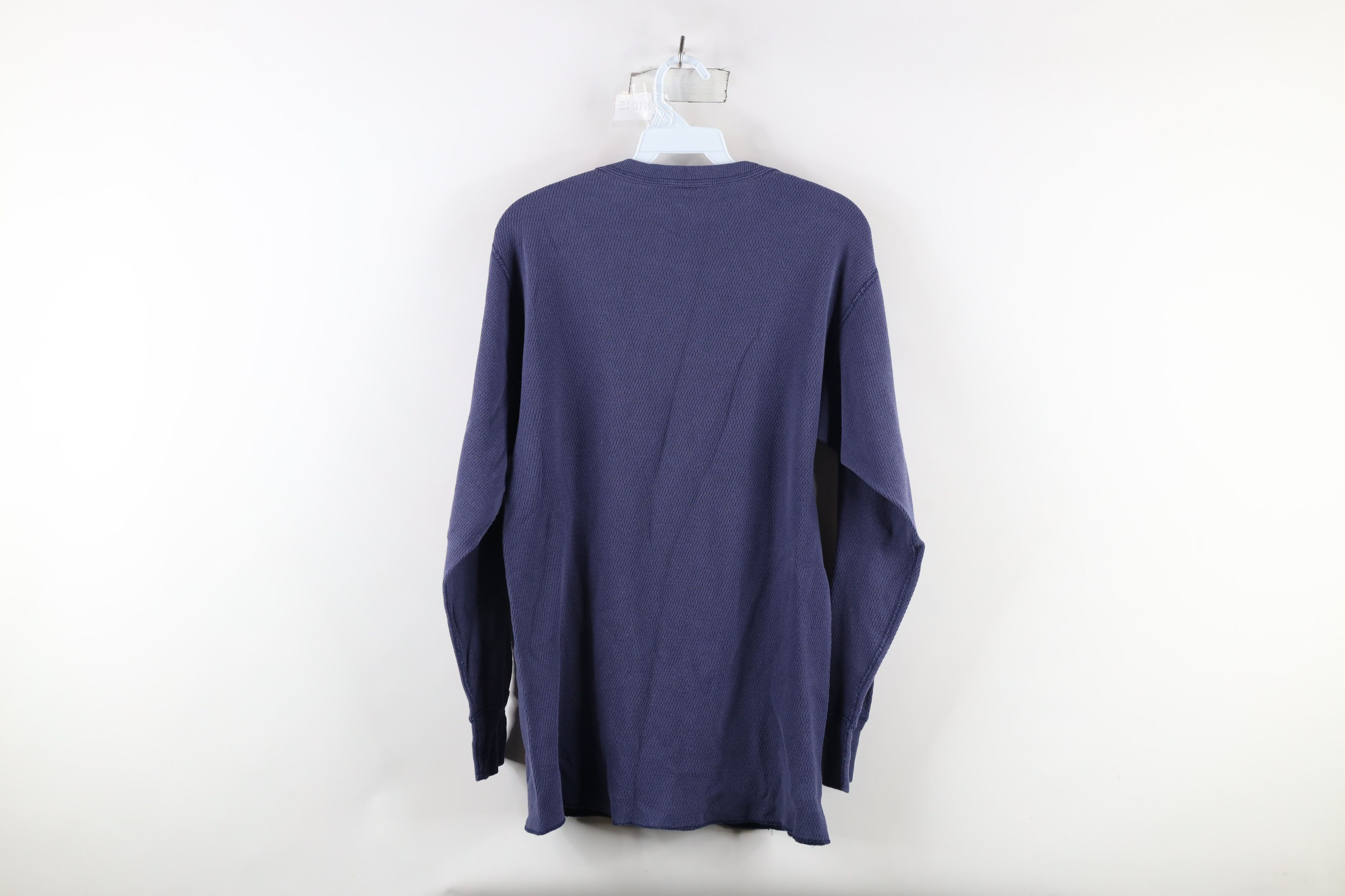Vintage Vintage 70s Streetwear Waffle Knit Long Sleeve T-Shirt USA Size US XL / EU 56 / 4 - 7 Thumbnail