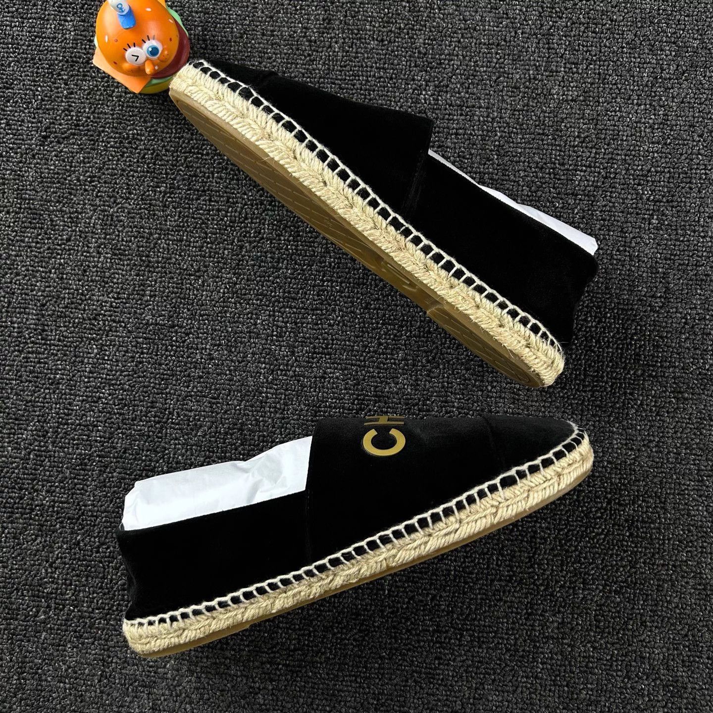 Chanel Chanel Black Fisherman Shoes Low Wear 38 Size US 7 / IT 37 - 4 Thumbnail