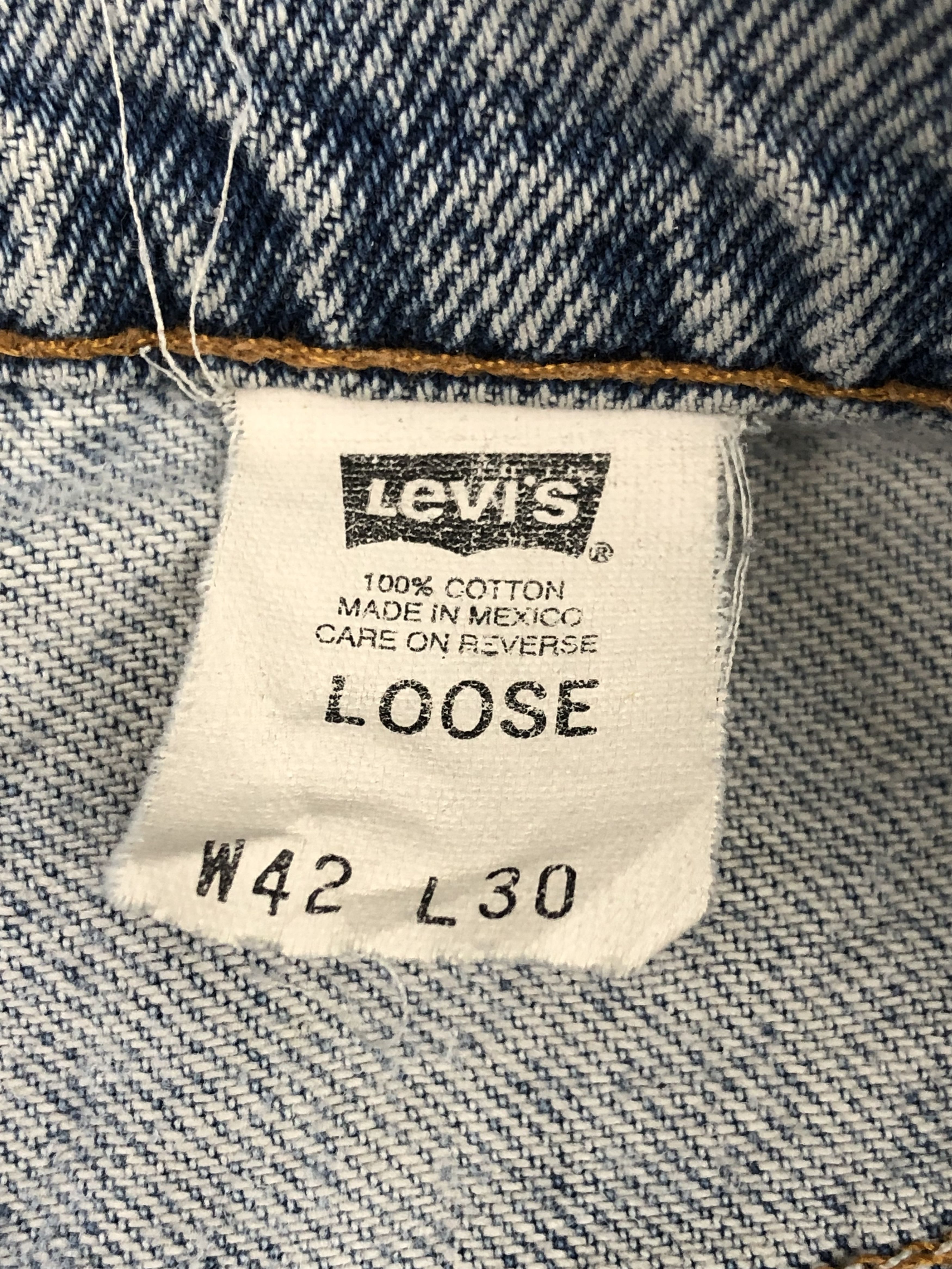 Levi's Vintage 90s Levis 545 Faded Blue Jeans DPP0221 Size US 41 - 6 Thumbnail