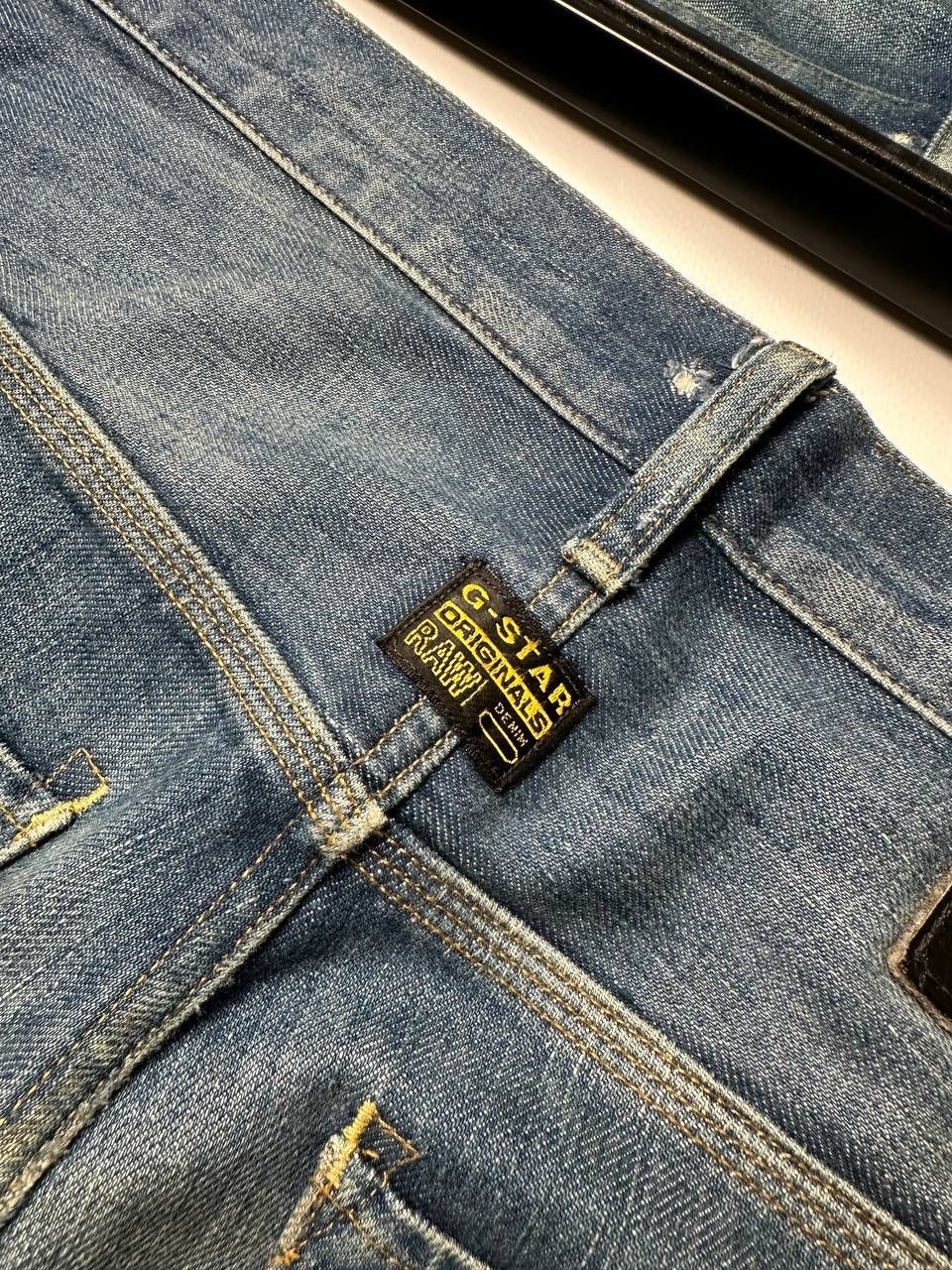 G-Star Vintage 00s G Star Raw Denim Distressed Wide Jean Size 32 Size US 32 / EU 48 - 8 Thumbnail