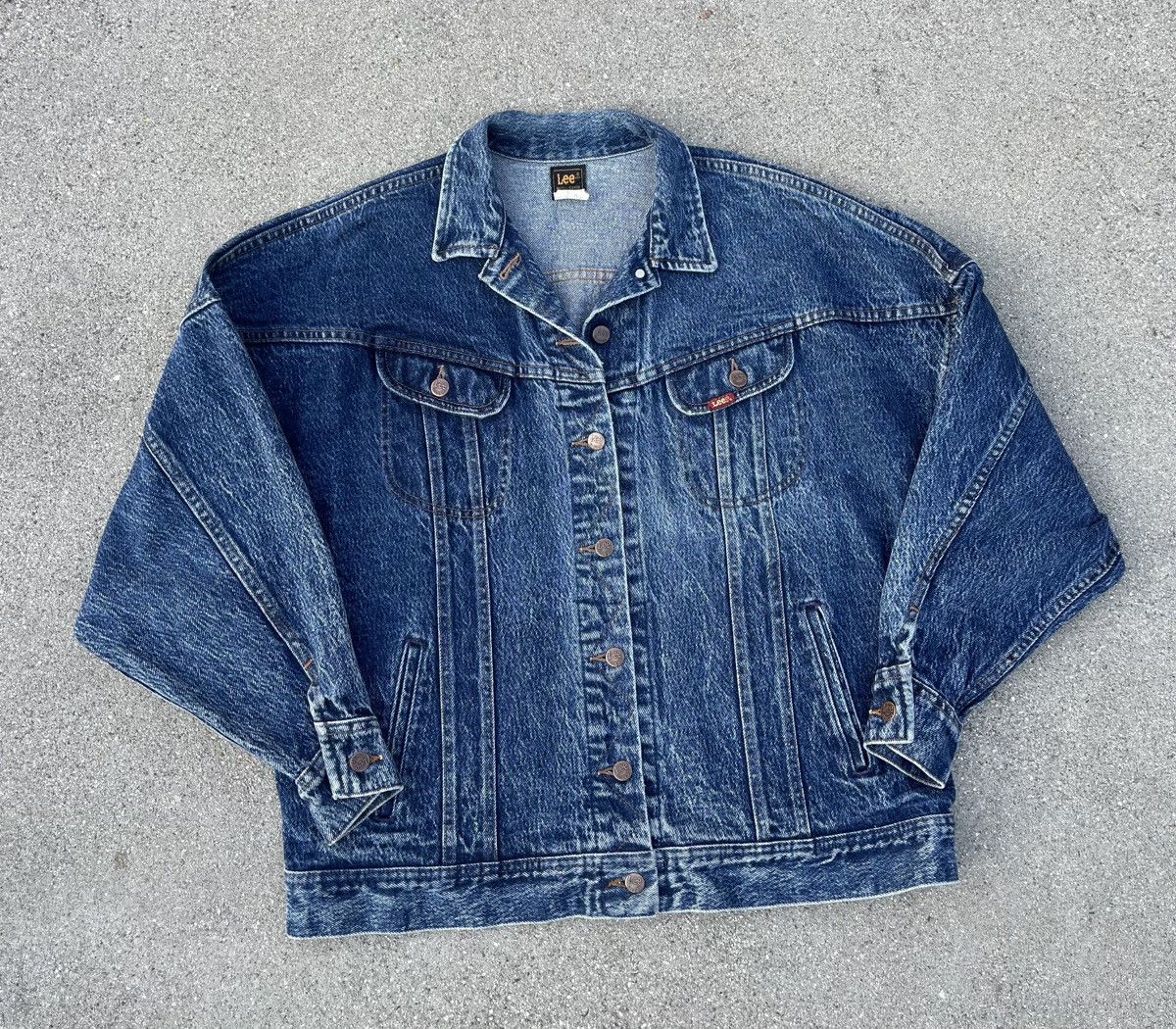 Lee Vintage Lee Riders Denim Jean Jacket Trucker 80's Made USA Size US L / EU 52-54 / 3 - 12 Thumbnail