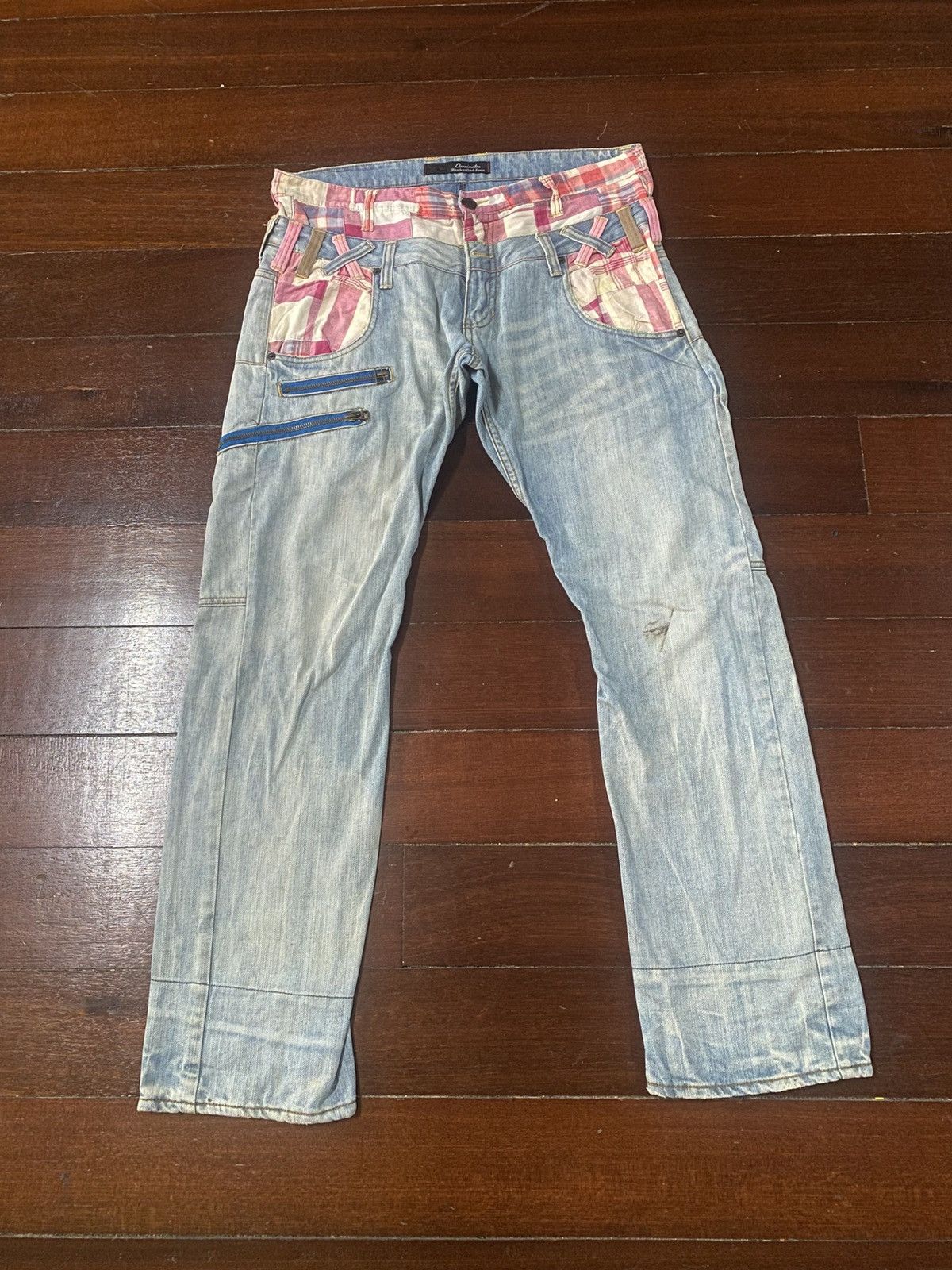 Beauty Beast VINTAGE Y2K DOMINATE DOUBLE WAISTED BONDAGE PANTS Size US 37 - 1 Thumbnail