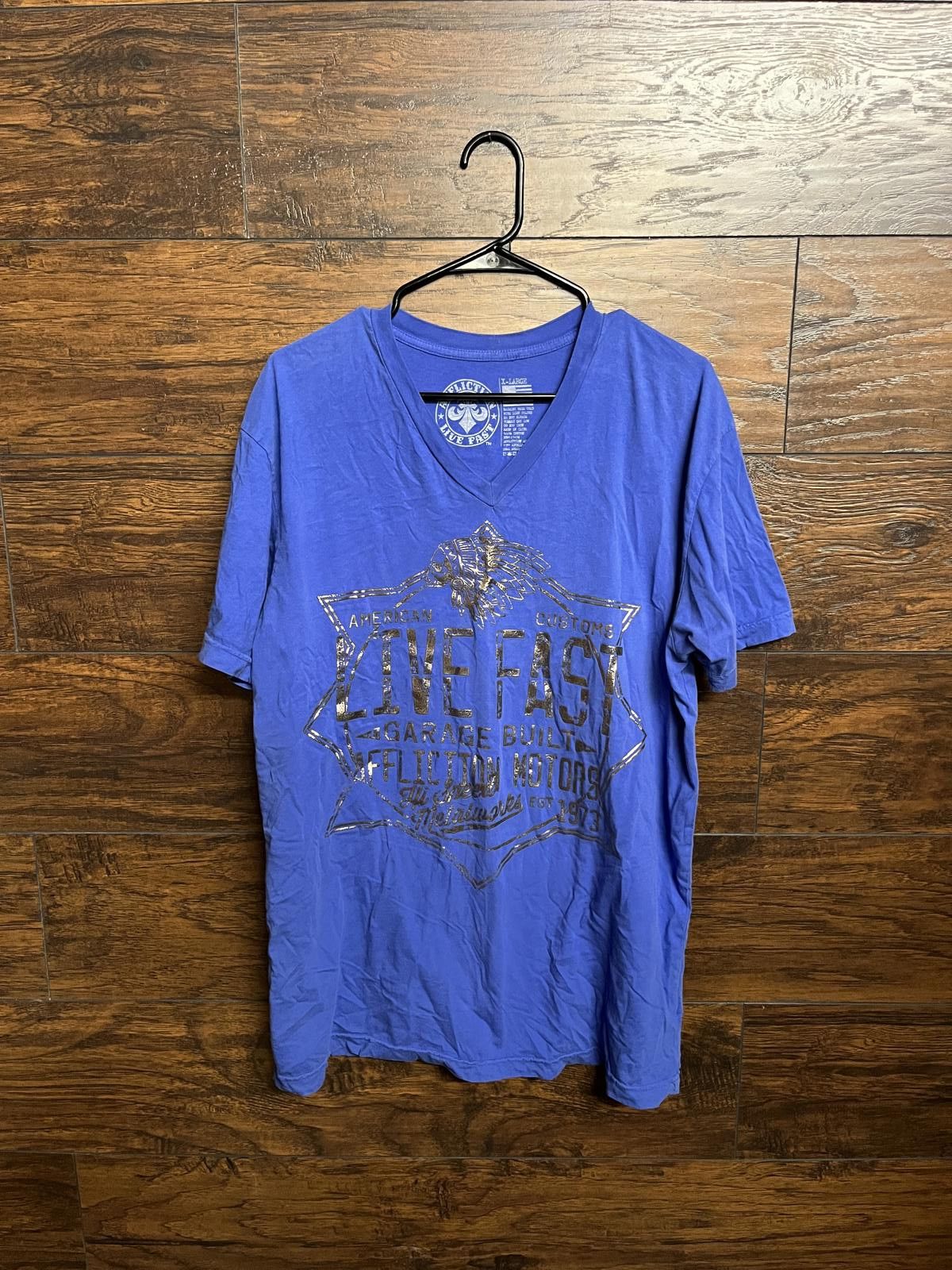 Affliction Affliction x American Customs T-shirt Metalworks Motors - XL Size US XL / EU 56 / 4 - 1 Thumbnail