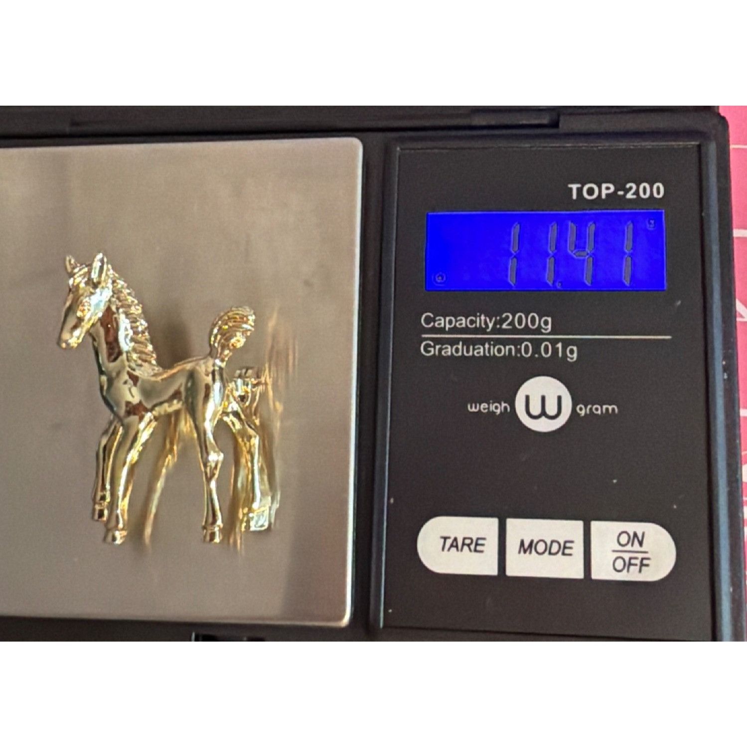 Other Vintage Gold Tone Horse Pony Brooch Pin Foal 1.5" Tall Estat Size ONE SIZE - 5 Thumbnail