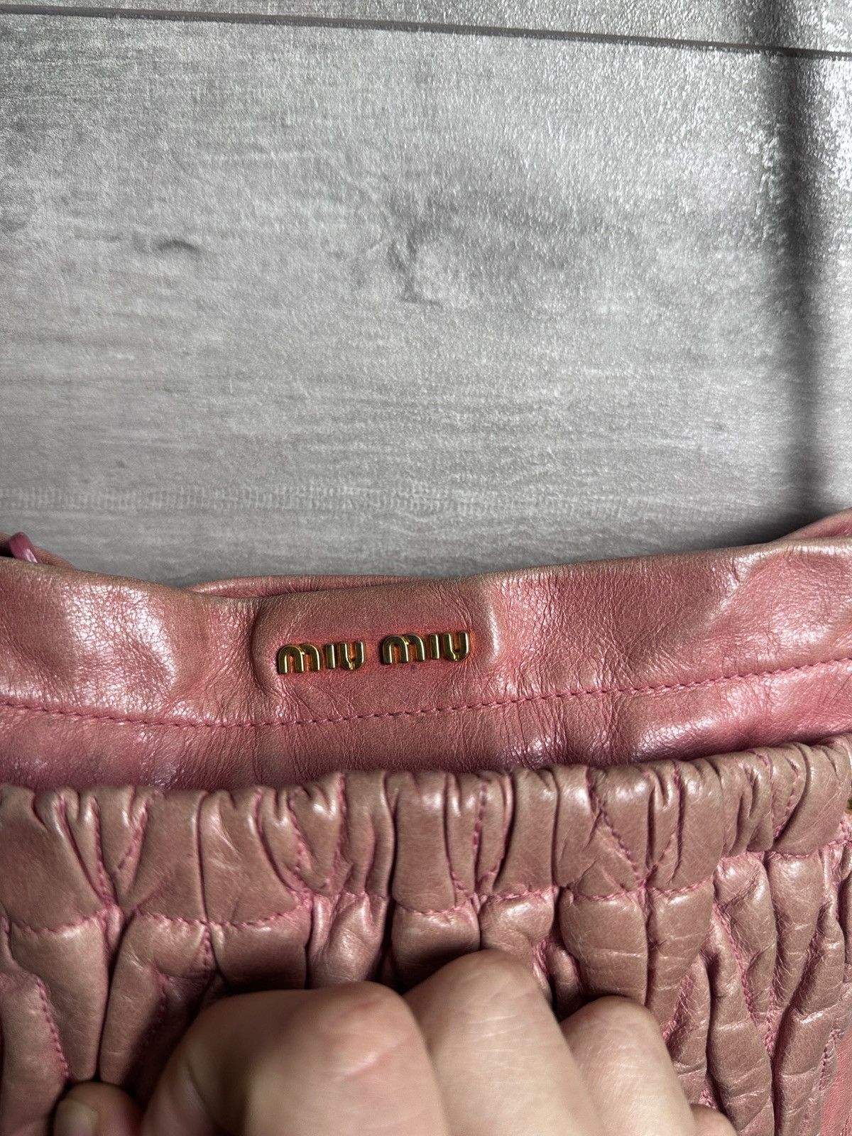 Miu Miu Miu Miu Leather Bag Size ONE SIZE - 4 Thumbnail