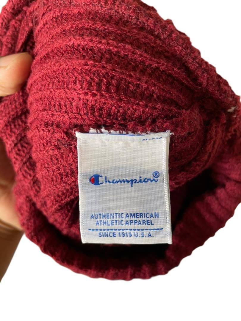 Champion × Japanese Brand Champion Small Logo Embroidered Beanie Hat Size ONE SIZE - 5 Thumbnail