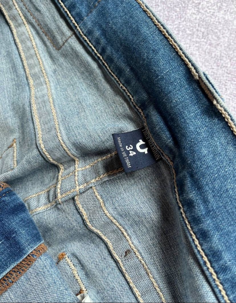 True Religion × Vintage Vintage True Religion Rocco Baggy Jeans 34 Size US 34 / EU 50 - 5 Thumbnail