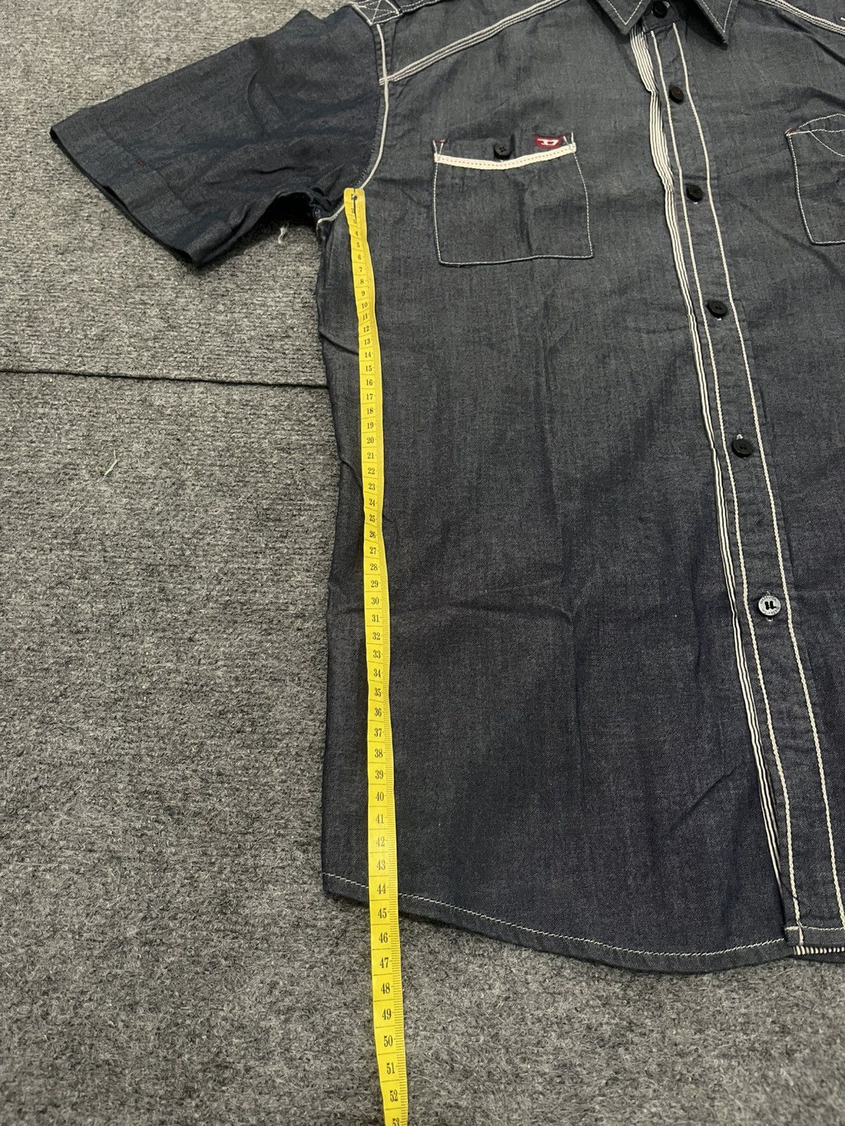Diesel Vintage Diesel Blue Shirt Size US L / EU 52-54 / 3 - 6 Thumbnail