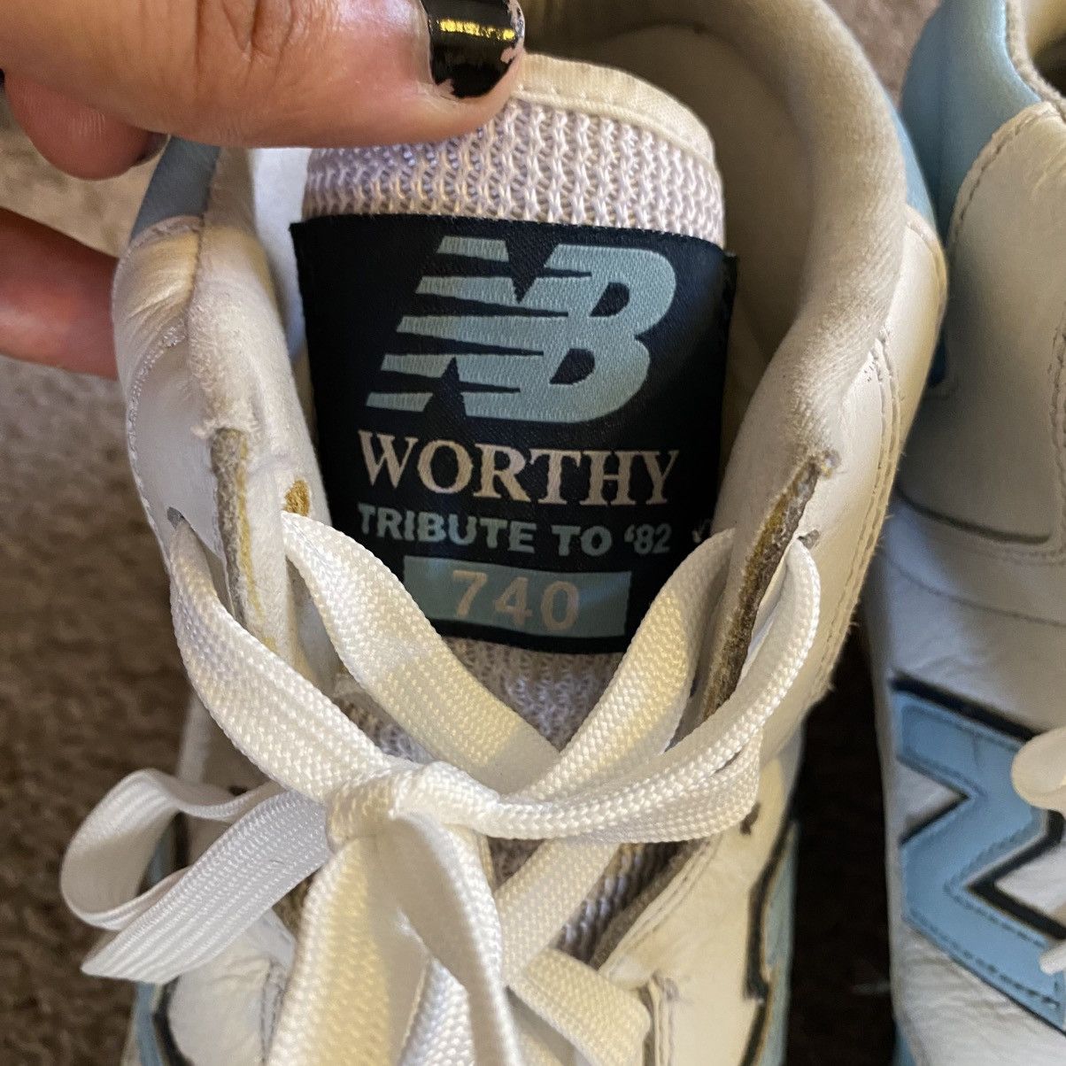 Aime Leon Dore × New Balance RARE James Worthy x 740 High Tribute To UNC 2014 Size US 13 / EU 46 - 3 Thumbnail