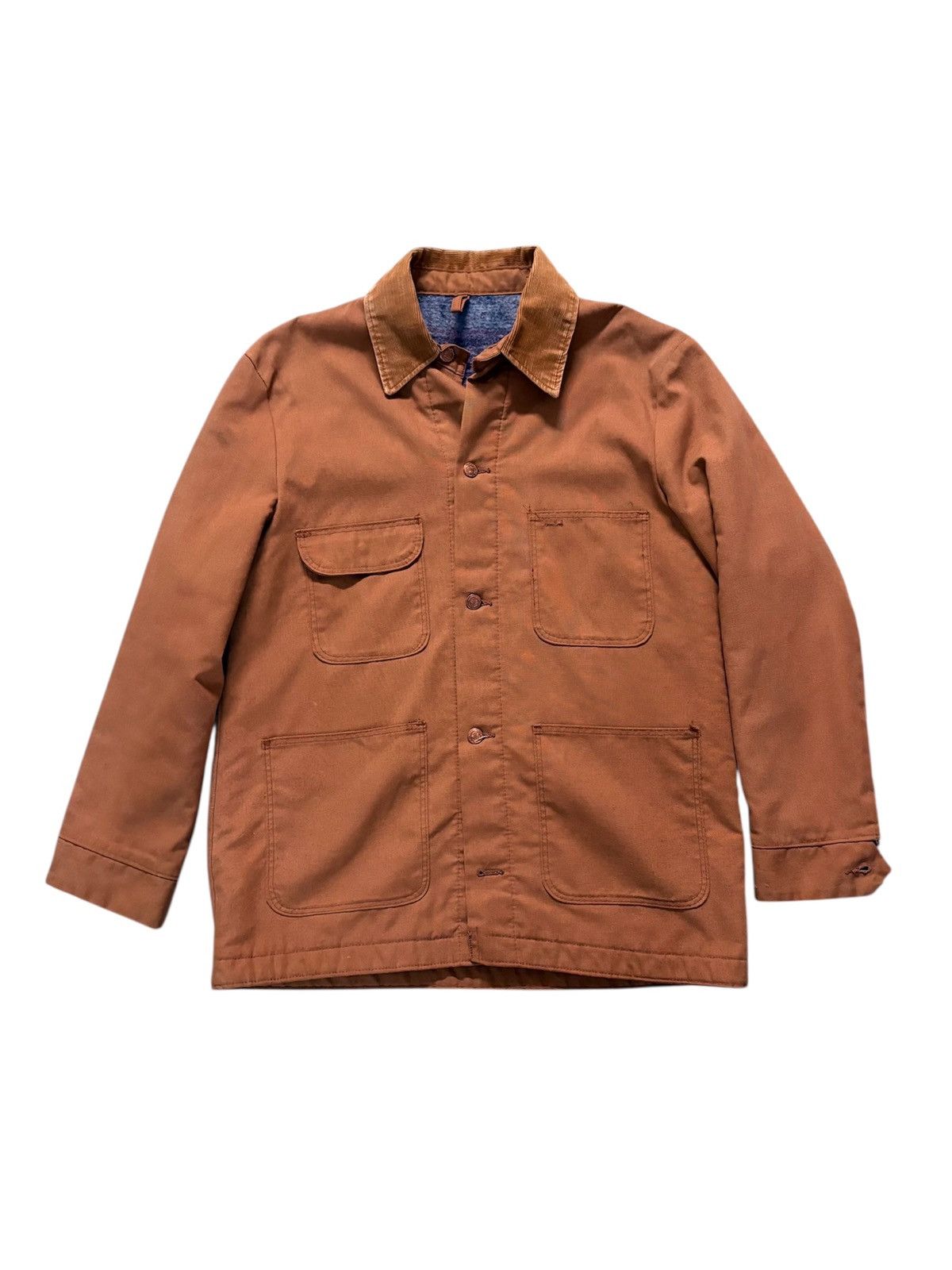 Vintage 80’s Carharrt Style Blanket Lined Button Up Workwear Jacket Size US XL / EU 56 / 4 - 1 Thumbnail
