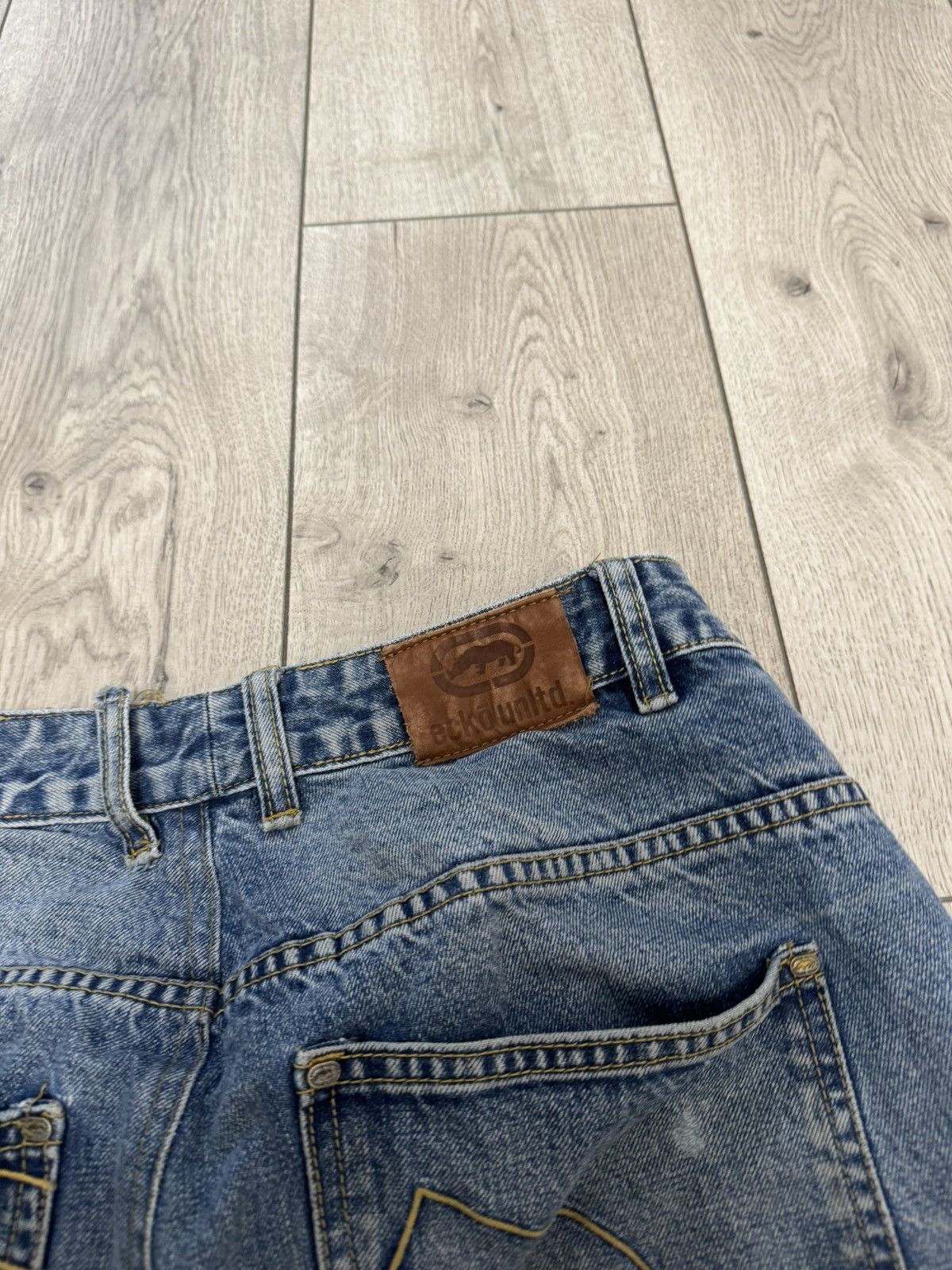 Ecko Unltd. Vintage y2k Raw Ecko untld big logo jorts rap skate baggy Size US 34 / EU 50 - 8 Thumbnail