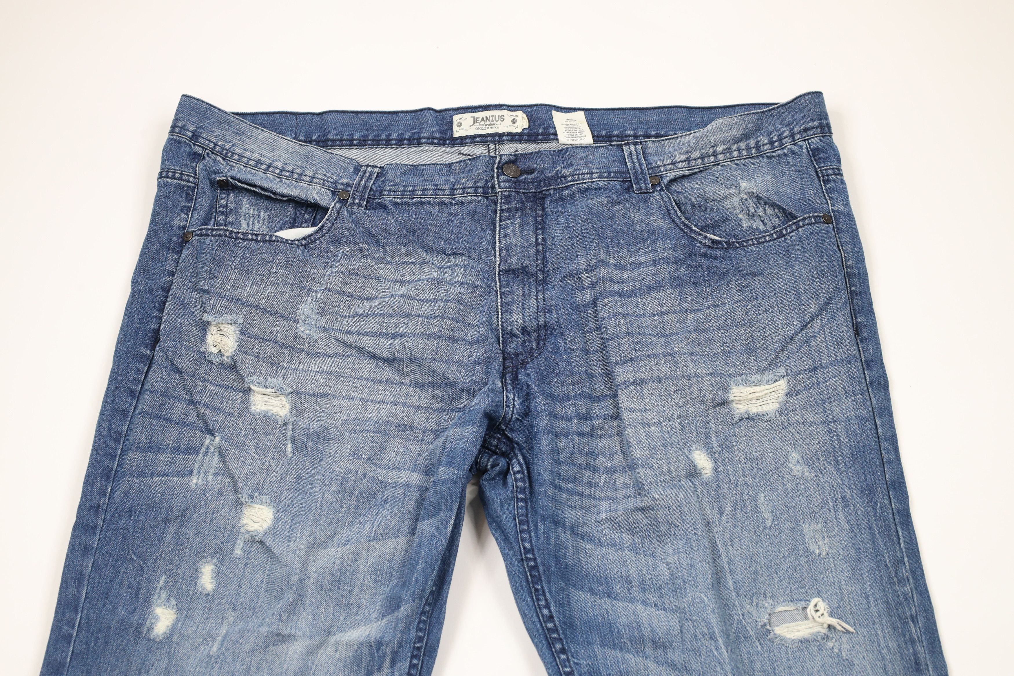 Vintage Vintage Y2K Streetwear Akademiks Baggy Wide Leg Jeans Size US 44 / EU 60 - 2 Thumbnail