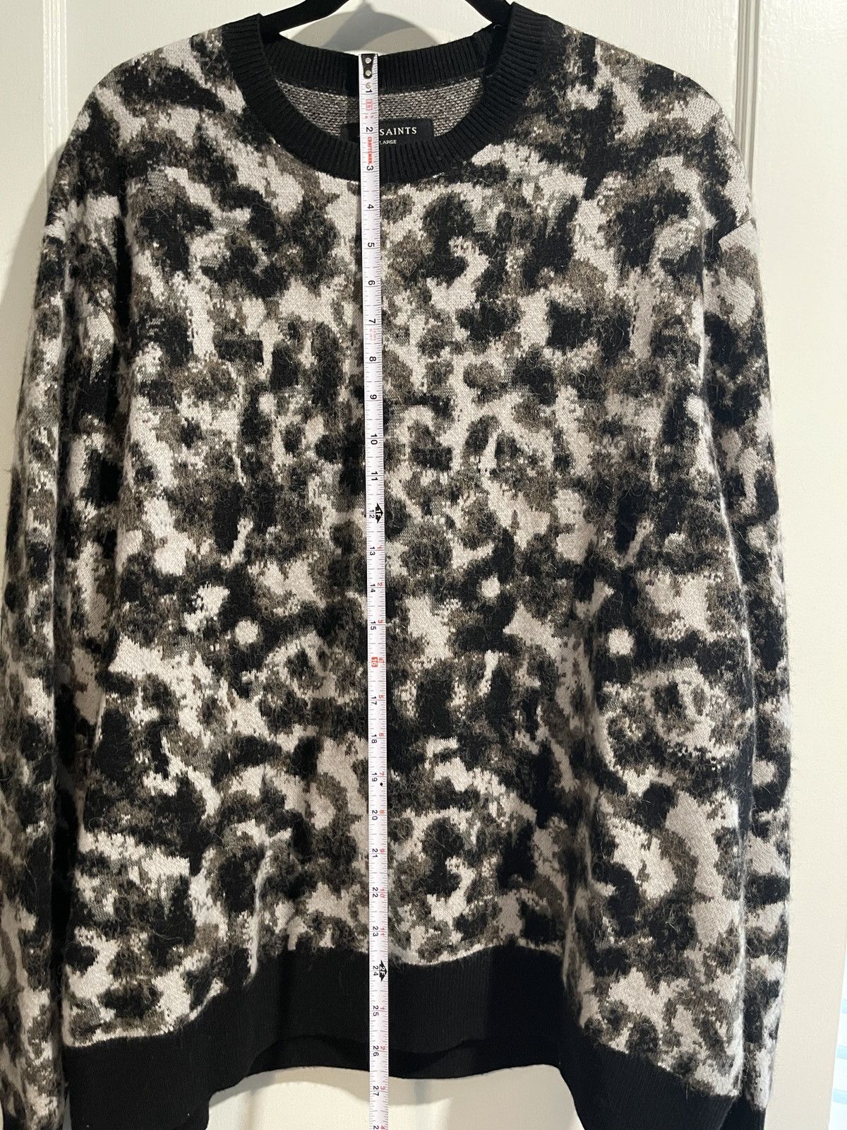 Allsaints AllSaints Oversized Leopard Animal Print Sweater Size Large Size US L / EU 52-54 / 3 - 5 Thumbnail