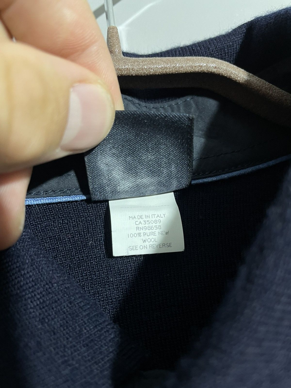 Paul & Shark Paul&Shark Mens Navy Blue Wool Jumper size M Size US M / EU 48-50 / 2 - 9 Thumbnail