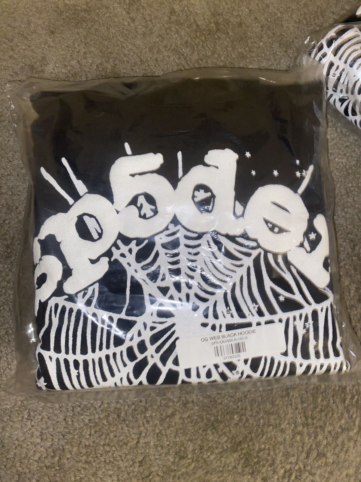 spider OG WEB HOODIE ブラックパーカー Spider Sp5der Black and White OG Hoodie | Grailed