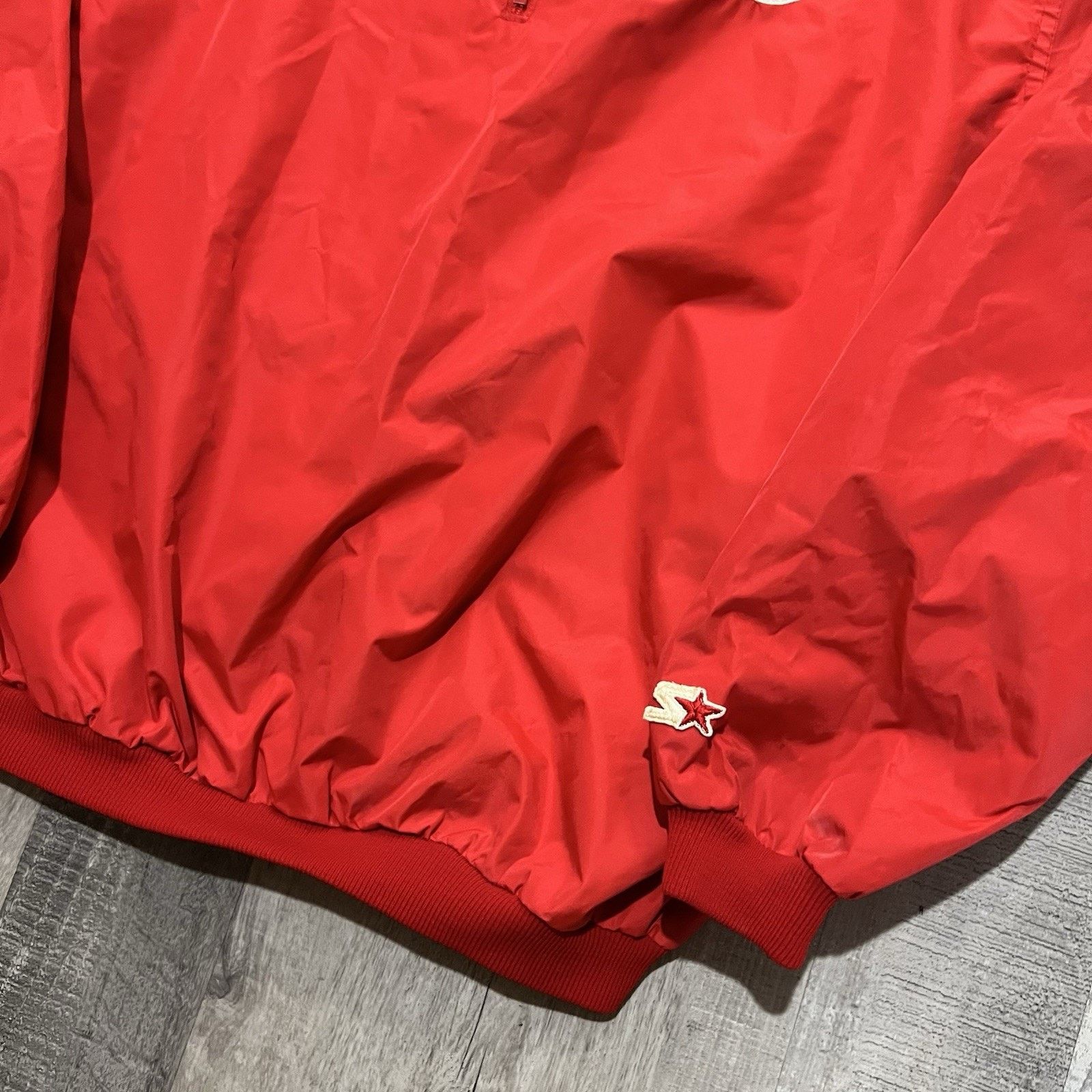 Starter VTG 1980s Cincinnati Reds Nylon Starter Windbreaker Jacket Size US XL / EU 56 / 4 - 4 Thumbnail