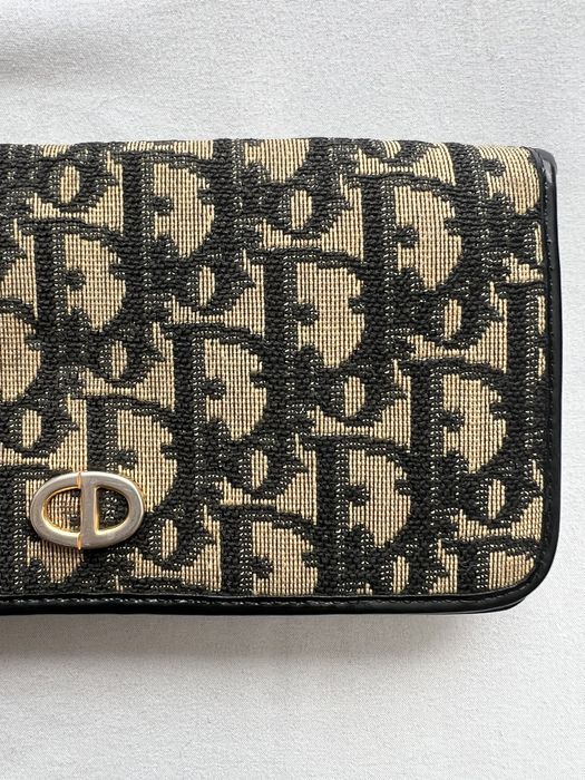 Vintage 2000s MediumSized MadeinFrance Christian Dior Wallet | Grailed