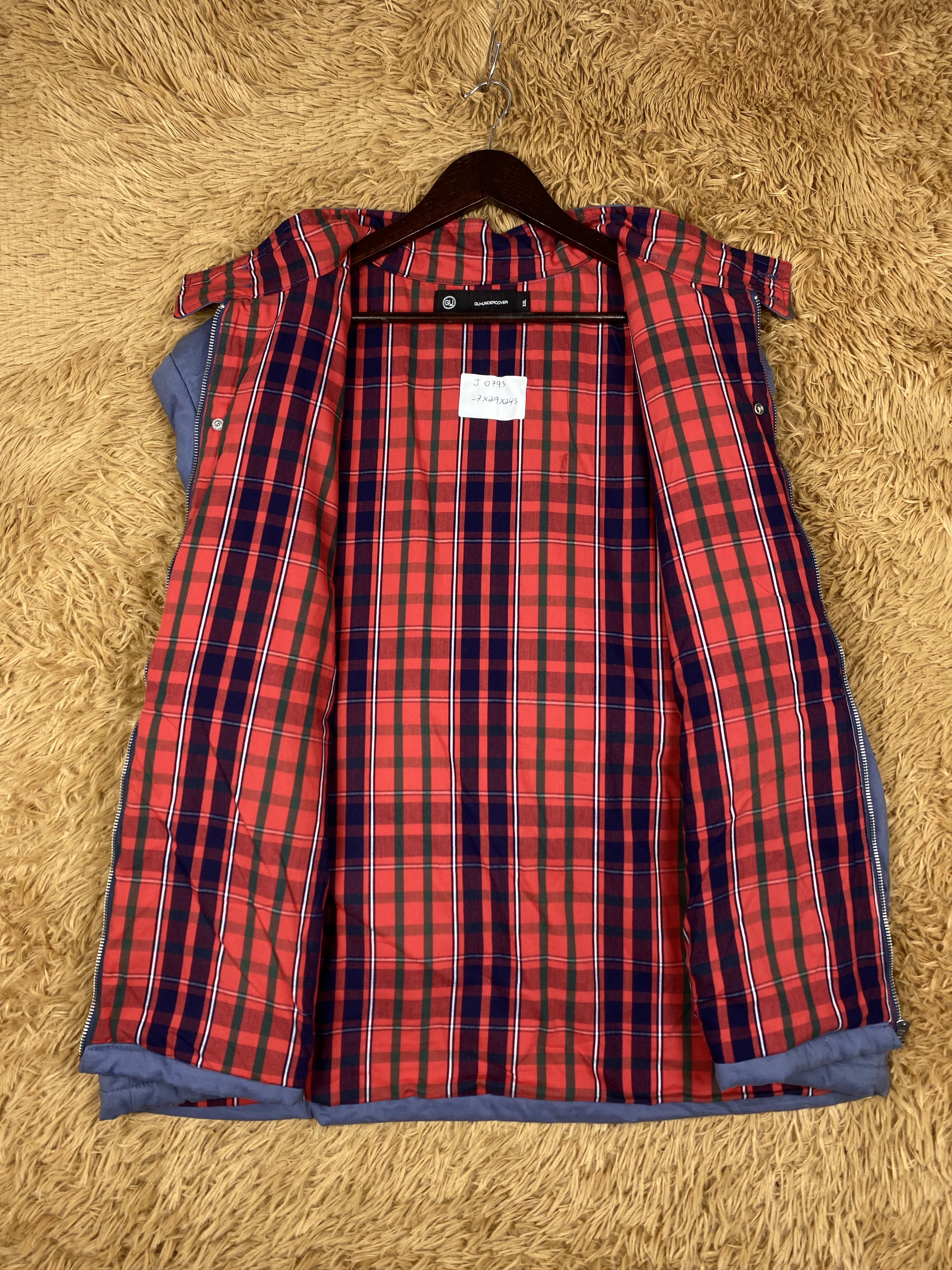 GU × Undercover Vintage GU x Undercover Flannel Lining Jacket DJ0792 Size US XXL / EU 58 / 5 - 6 Thumbnail